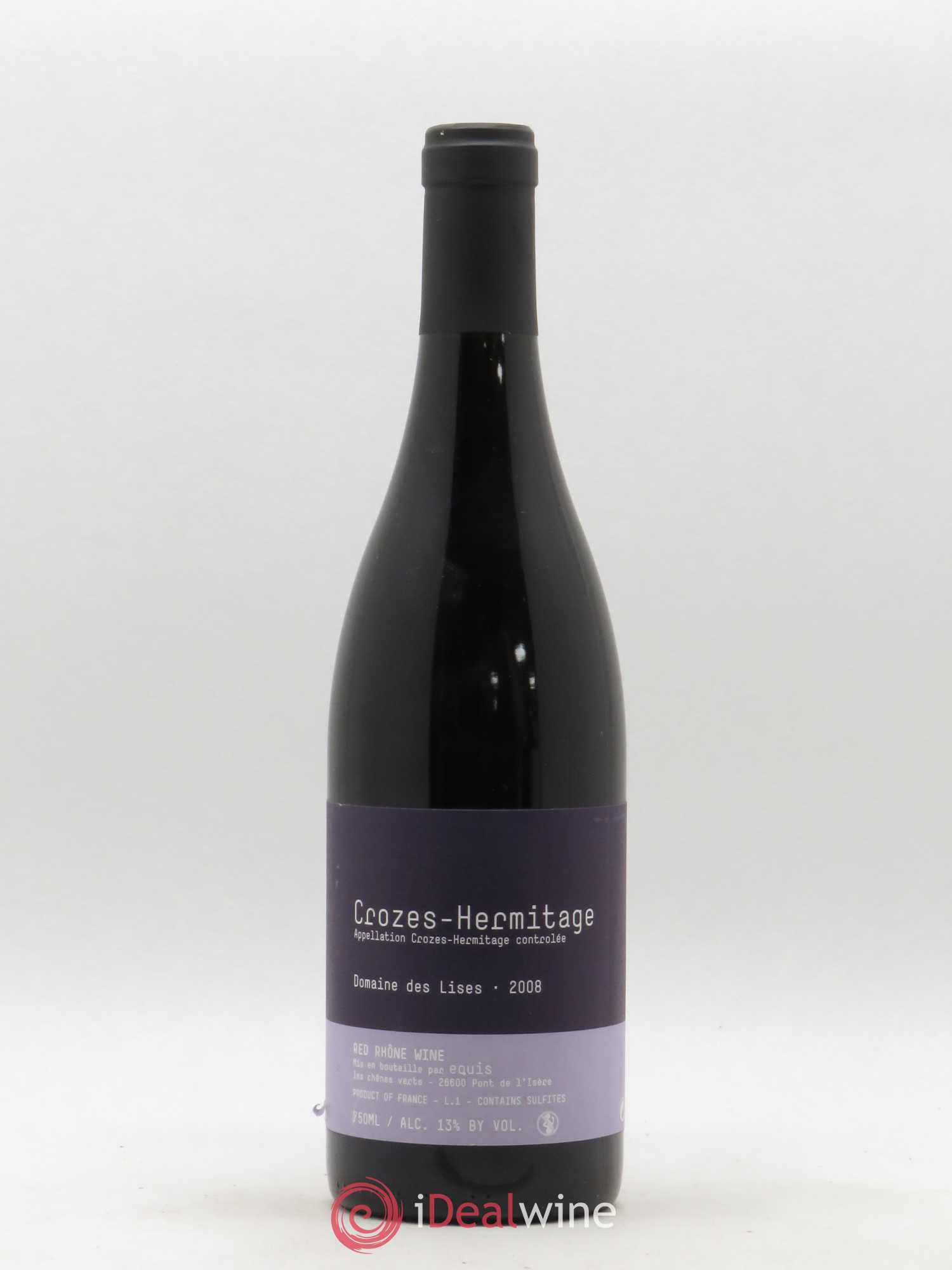 Crozes-Hermitage Lises (Domaine des) 2008 - Lot de 1 bouteille - 0