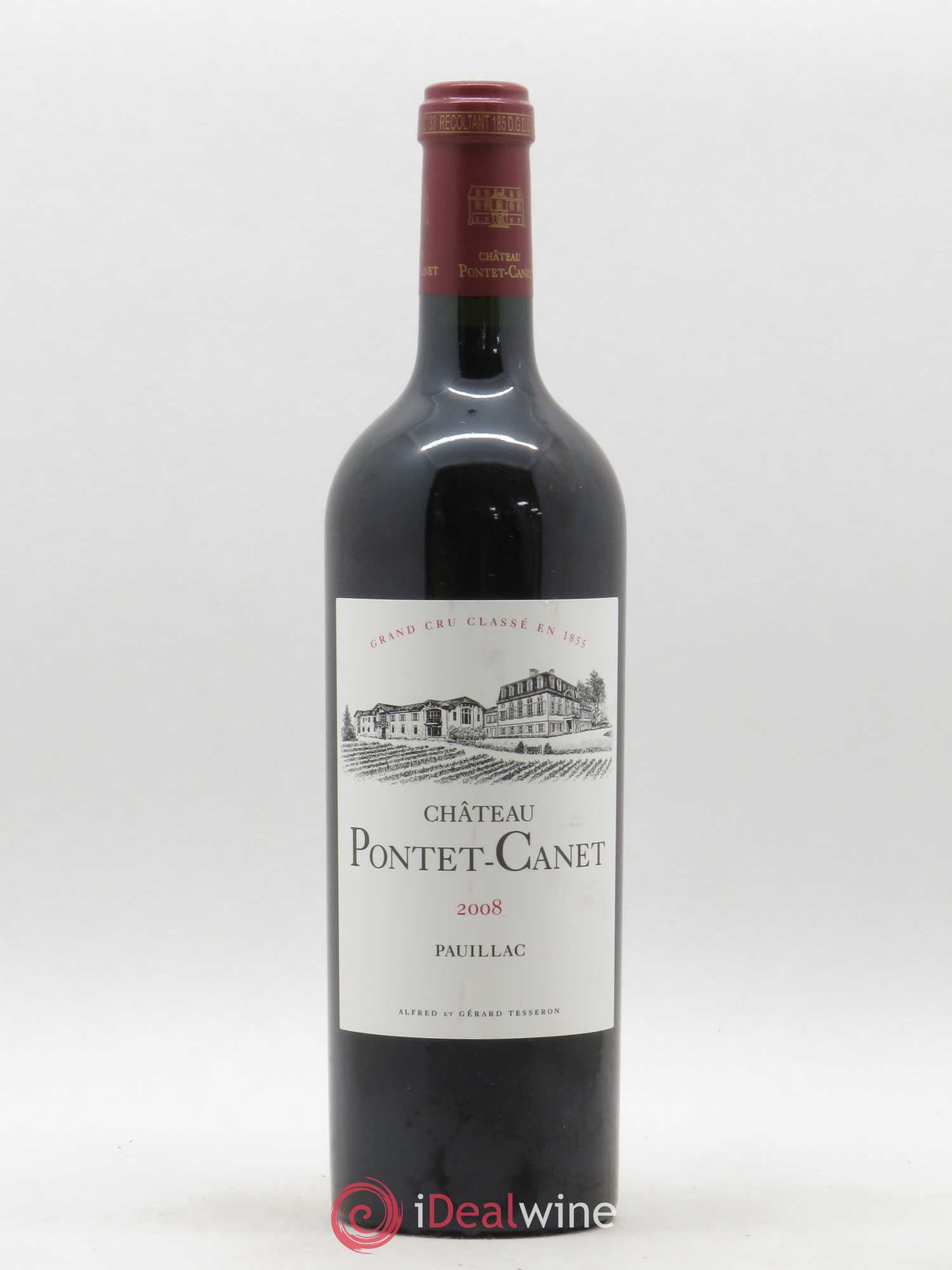 Château Pontet Canet 5ème Grand Cru Classé 2008 - Lot de 1 bouteille - 0