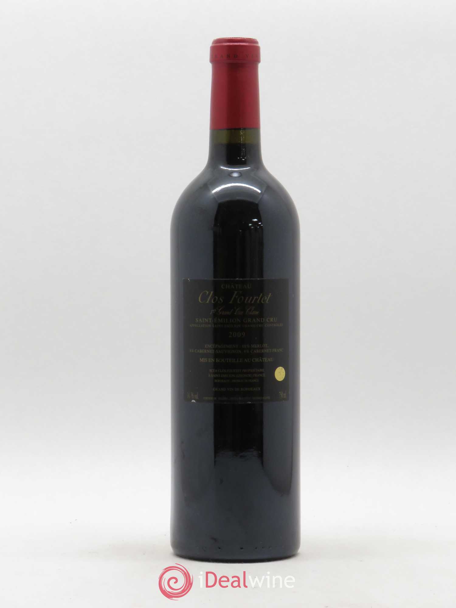 Clos Fourtet 1er Grand Cru Classé B 2009 - Lot de 1 bouteille - 1