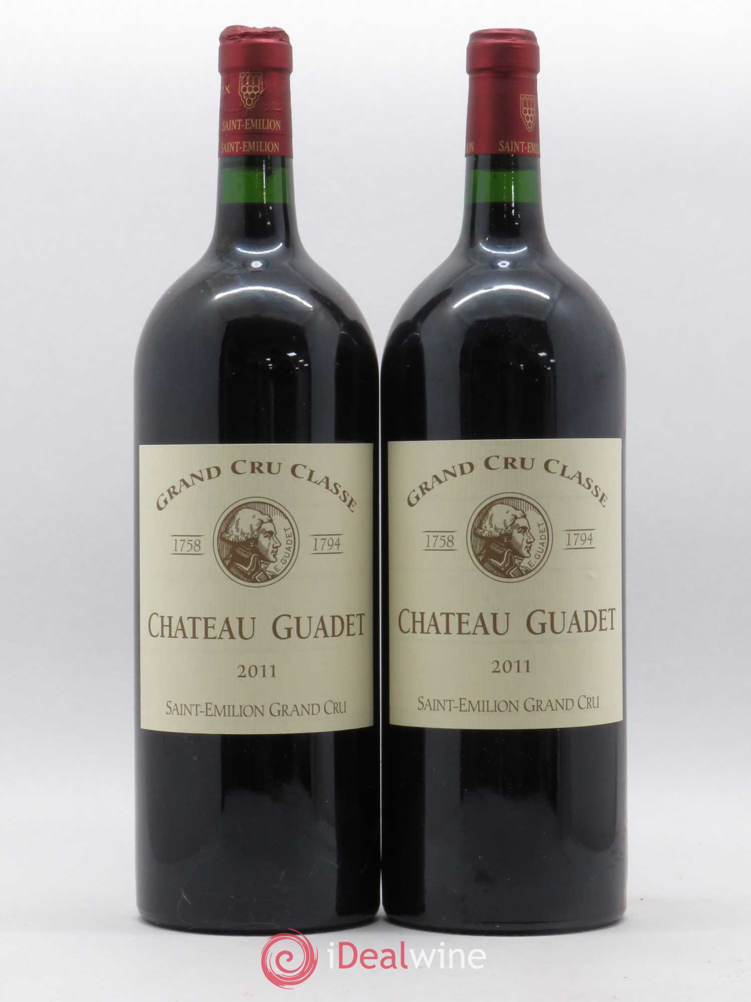 Château Guadet Grand Cru Classé 2011 - Lot de 2 magnums - 0