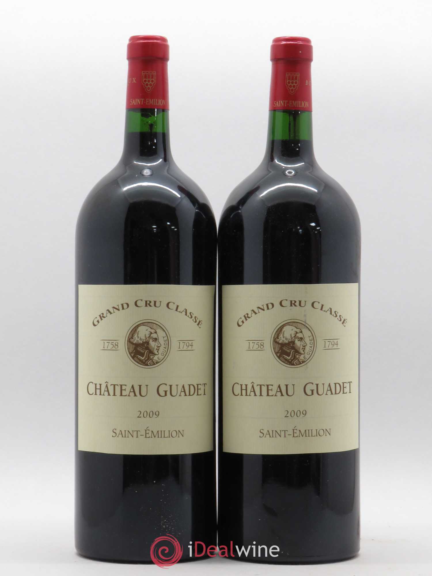 Château Guadet Grand Cru Classé 2009 - Lot de 2 magnums - 0