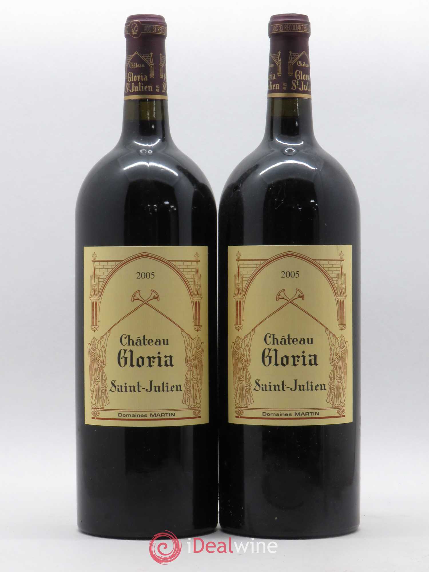 Château Gloria 2005 - Lot de 2 magnums - 0