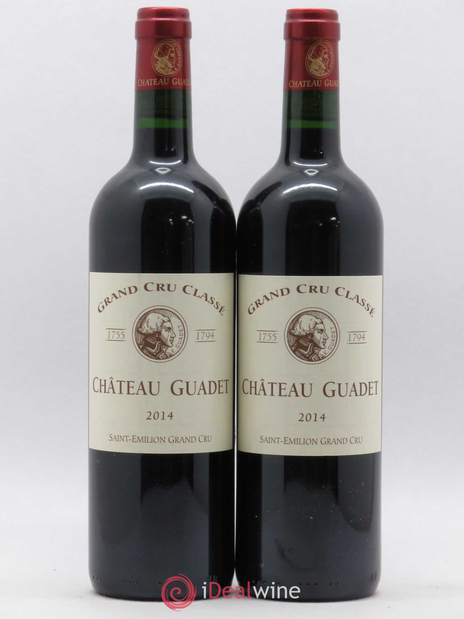 Château Guadet Grand Cru Classé 2014 - Lot de 2 bouteilles - 0
