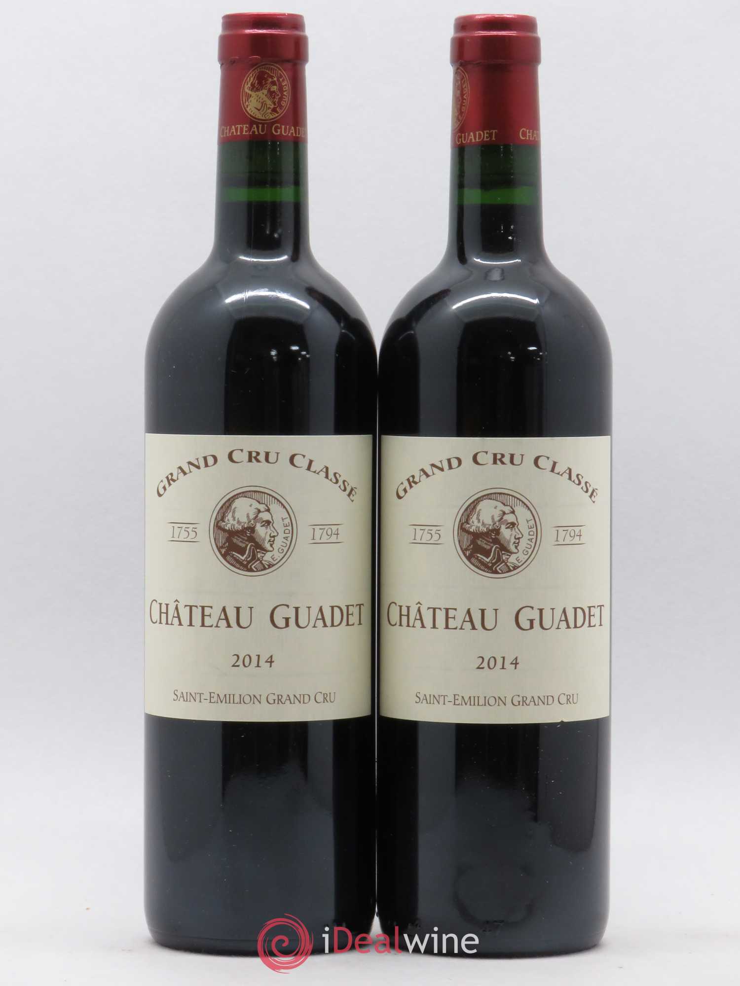 Château Guadet Grand Cru Classé 2014 - Lot de 2 bouteilles - 0