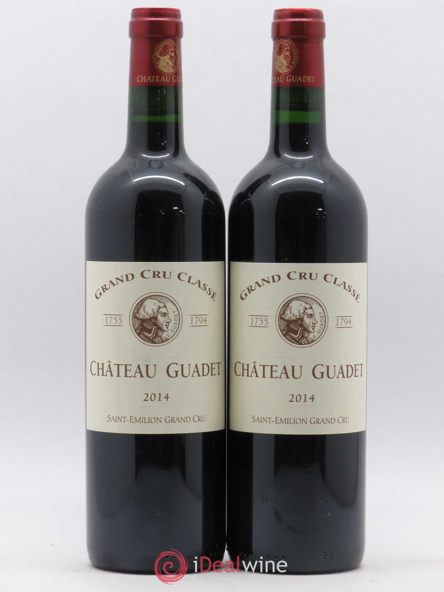 Château Guadet Grand Cru Classé 2014 - Lot de 2 bouteilles - 0