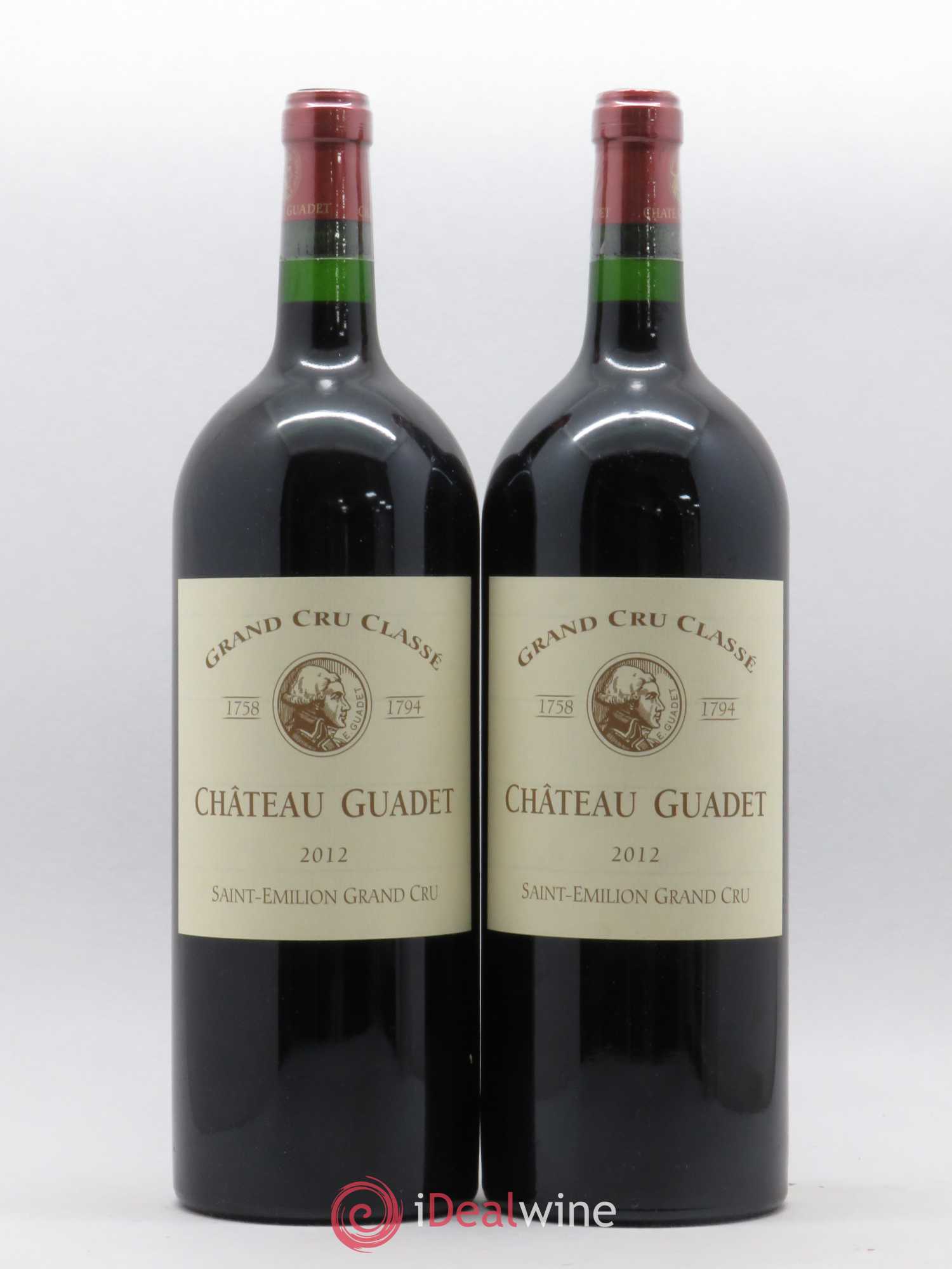 Château Guadet Grand Cru Classé 2012 - Lot de 2 magnums - 0