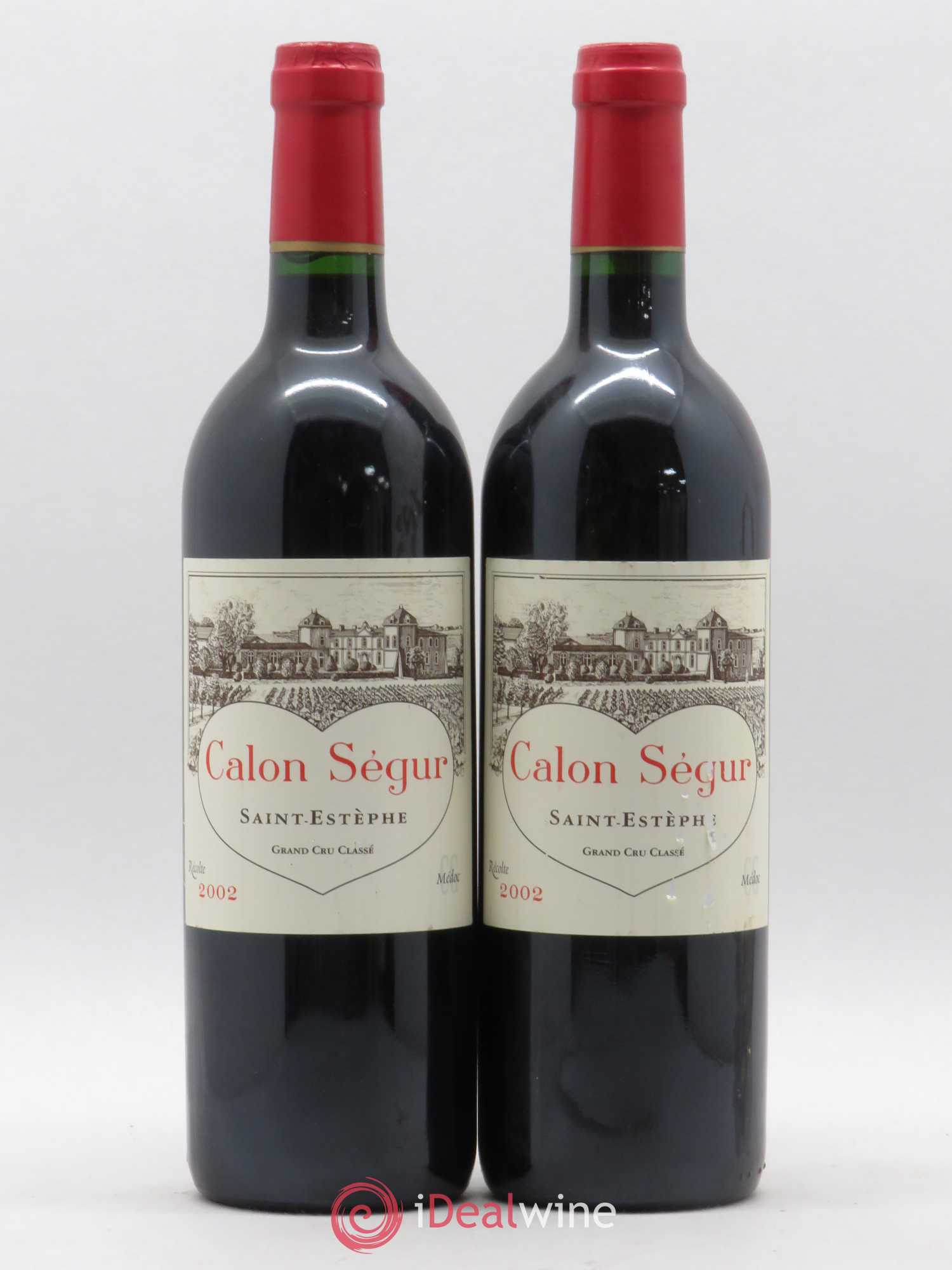 Château Calon Ségur 3ème Grand Cru Classé 2002 - Lot de 2 bouteilles - 0