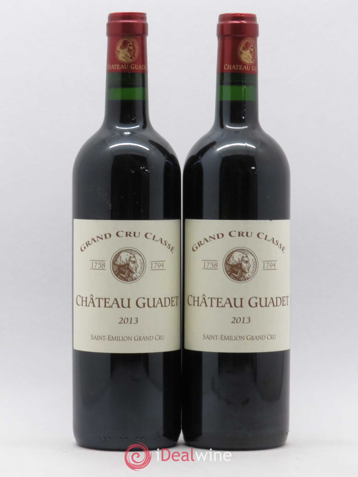 Château Guadet Grand Cru Classé 2013 - Lot de 2 bouteilles - 0