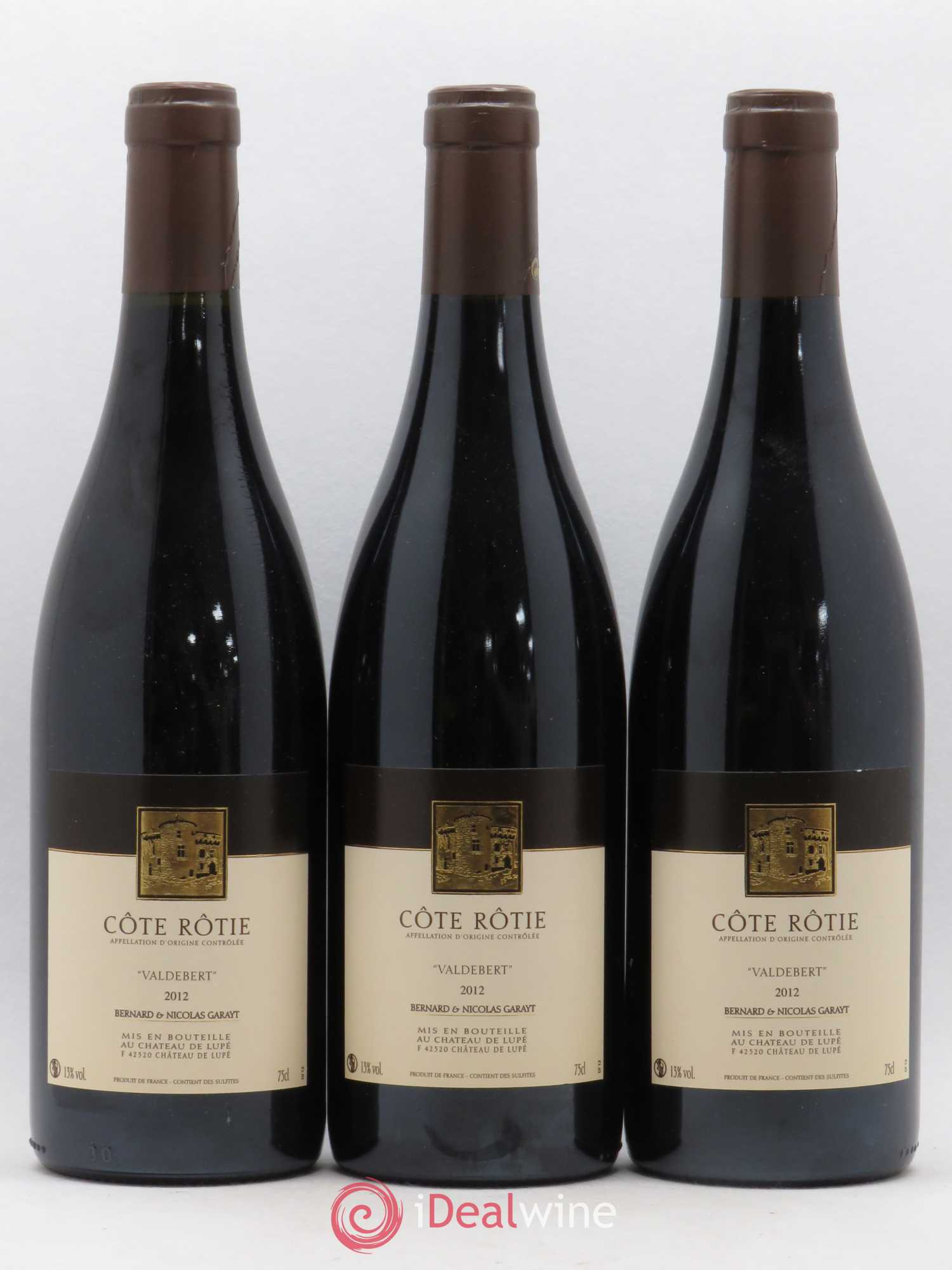 Côte-Rôtie Valdebert Domaine Garayt 2012 - Posten von 3 Flaschen - 0