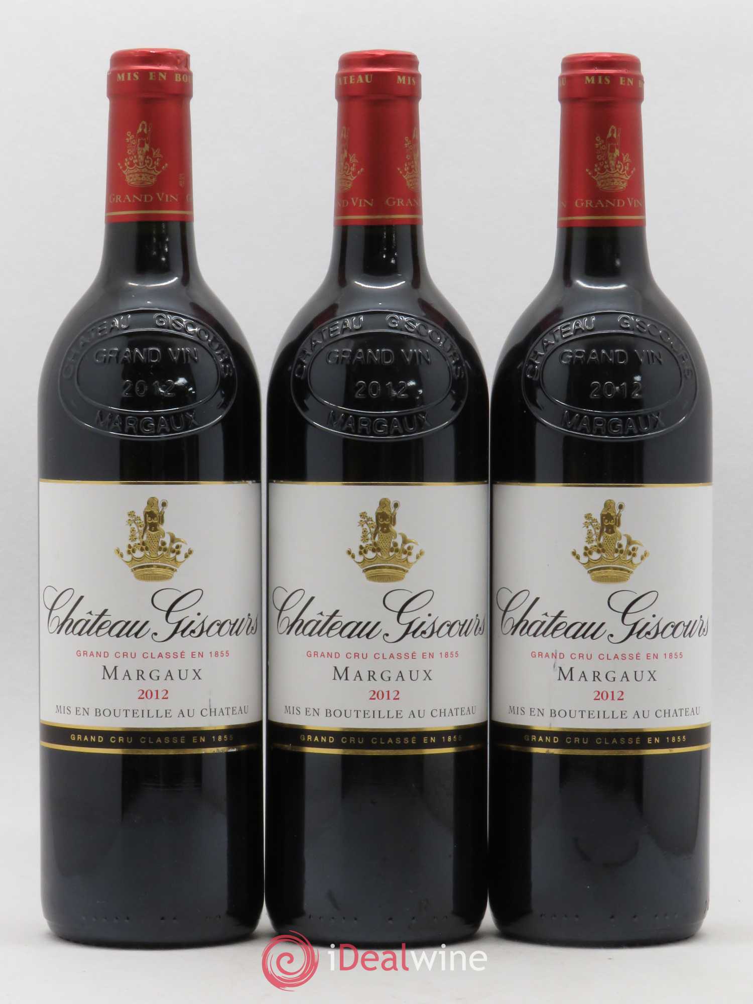 Château Giscours 3ème Grand Cru Classé 2012 - Lot de 3 bouteilles - 0