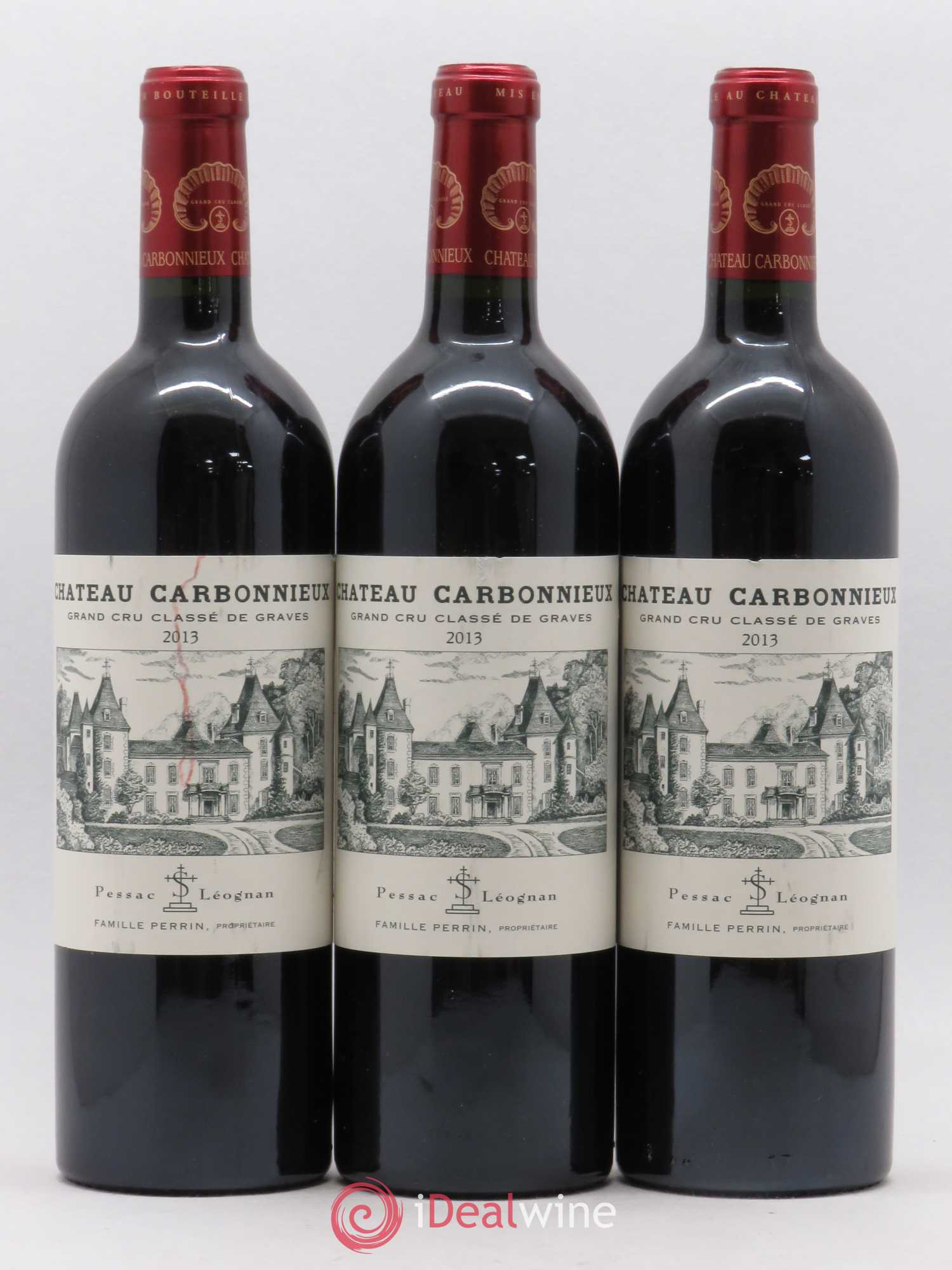 Château Carbonnieux Cru Classé de Graves 2013 - Lot de 3 bouteilles - 0