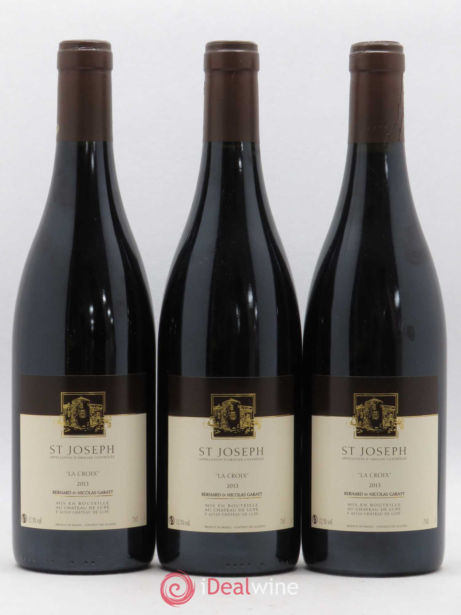 Saint-Joseph La Croix Domaine Garayt 2013 - Posten von 3 Flaschen - 0