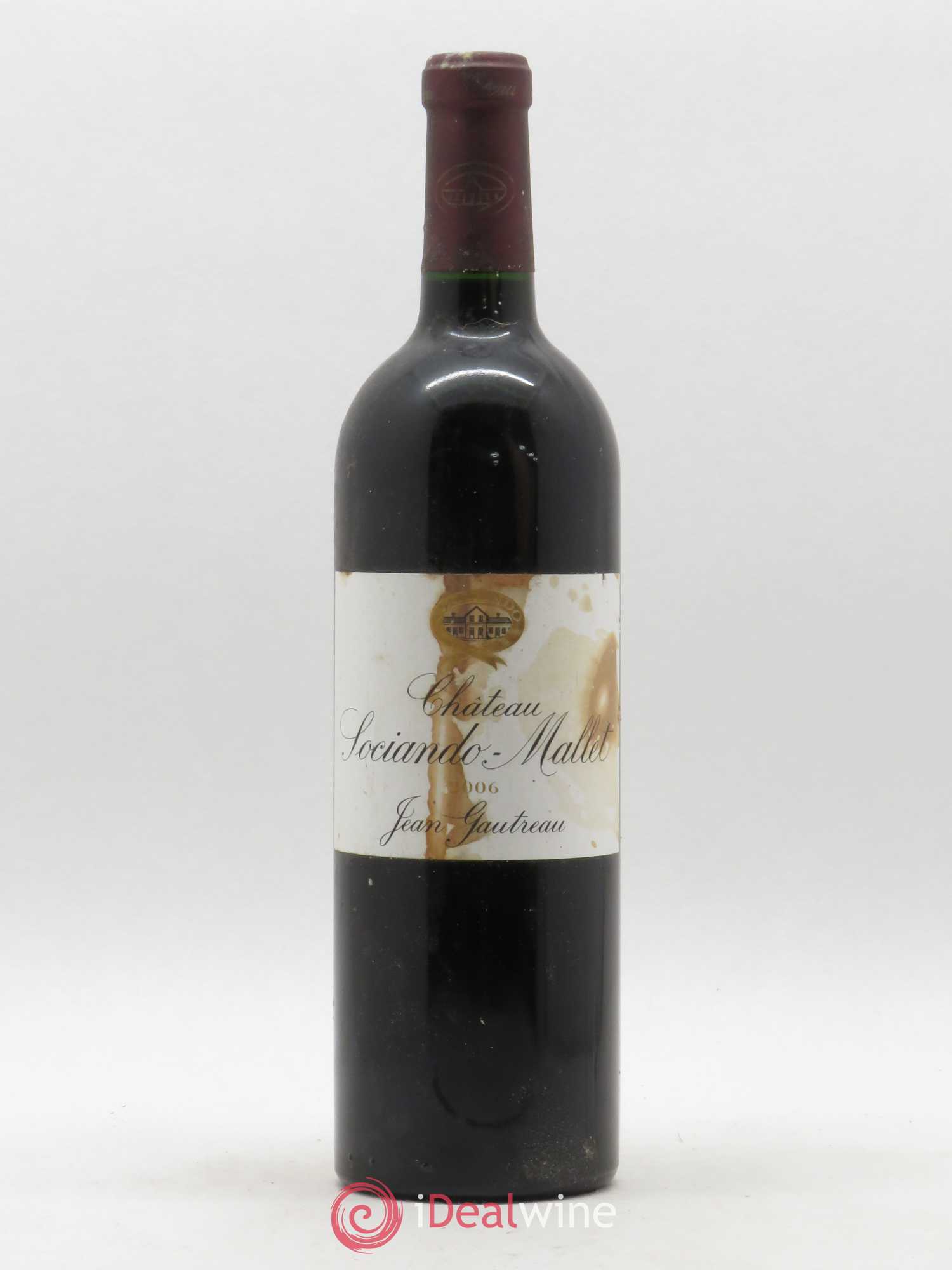 Château Sociando Mallet 2006 - Lot de 1 bouteille - 0