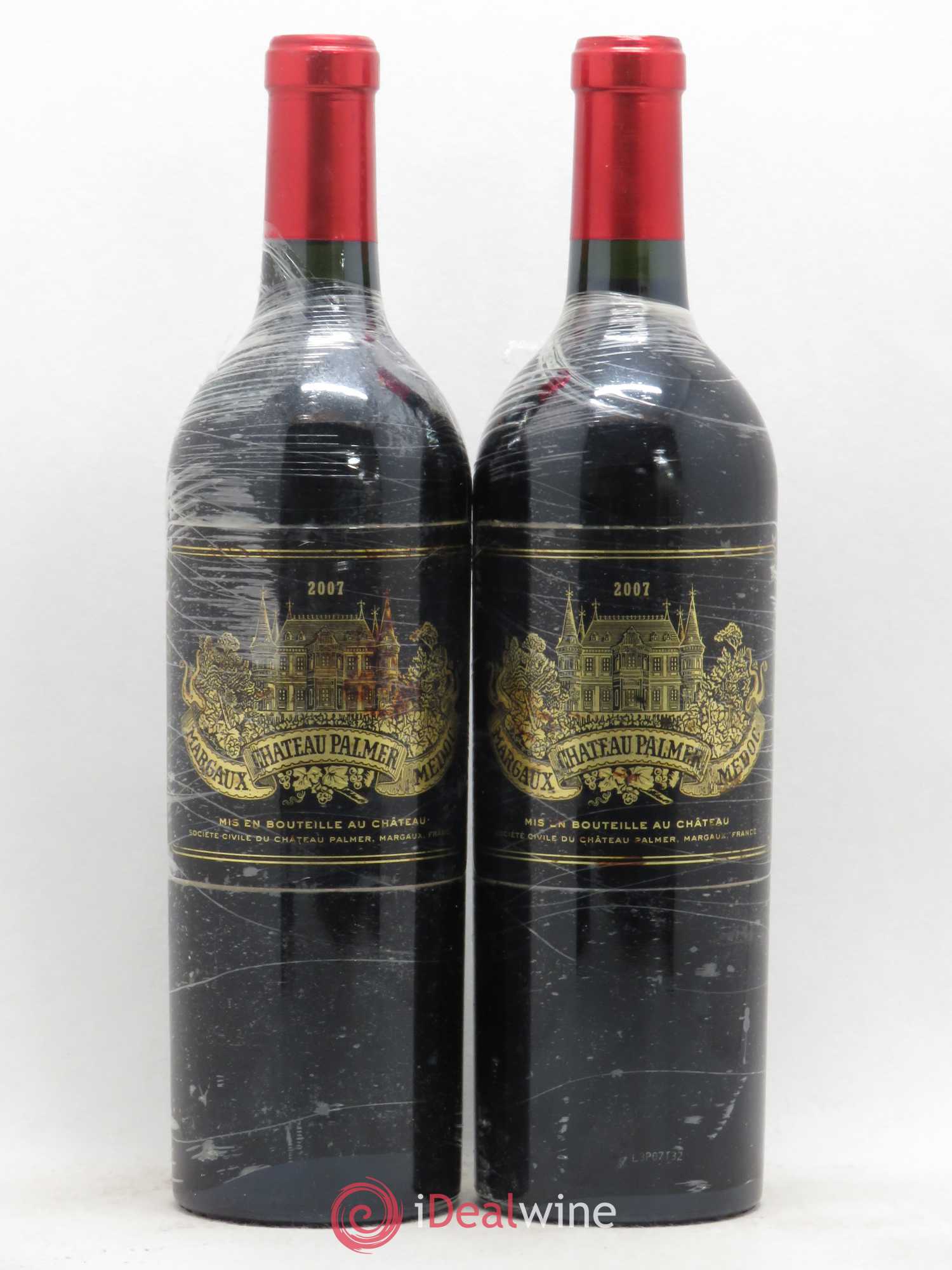 Château Palmer 3ème Grand Cru Classé 2007 - Lot de 2 bouteilles - 0