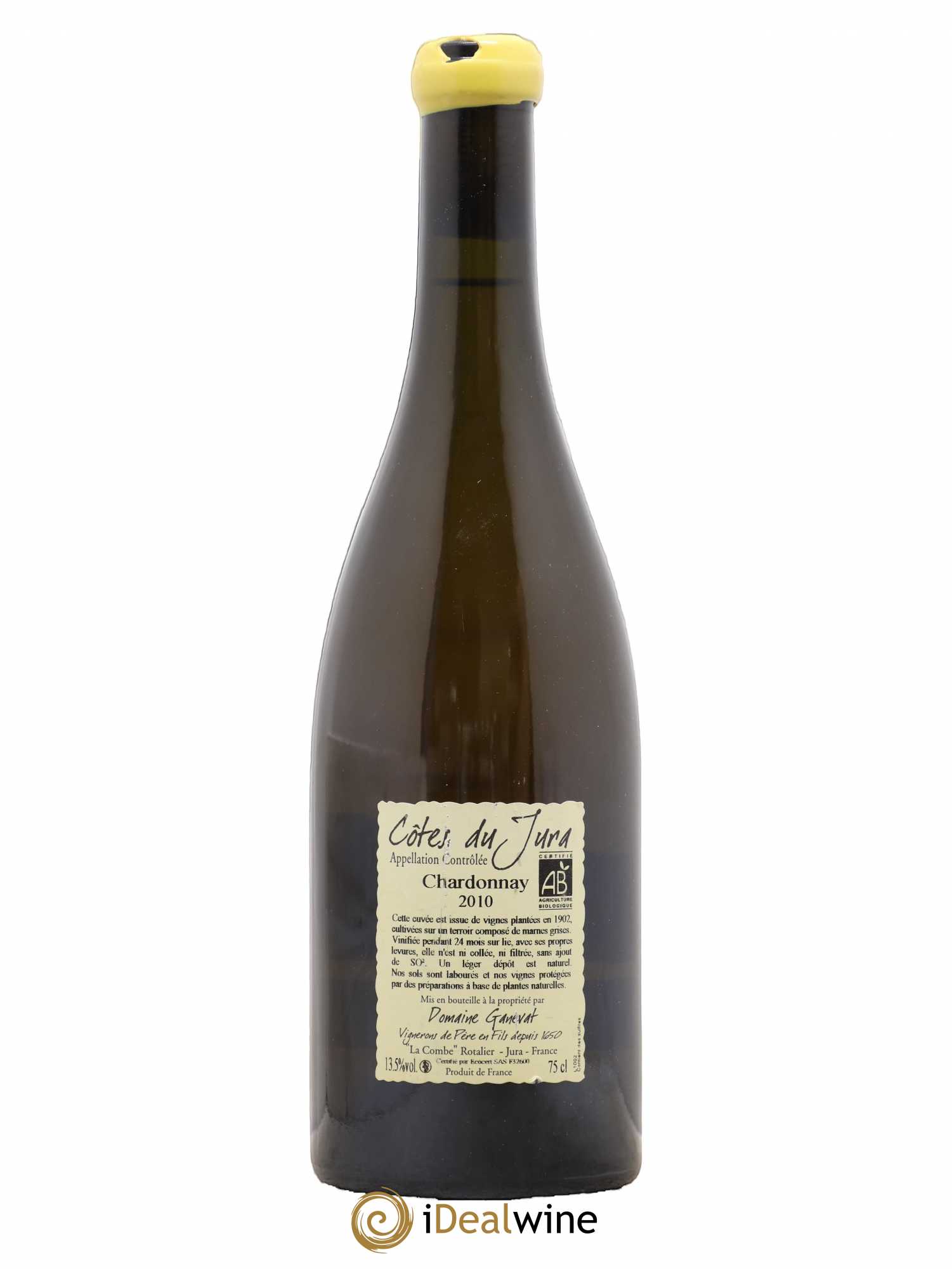 Côtes du Jura Les Chalasses Vieilles Vignes Jean-François Ganevat (Domaine) 2010 - Lot de 1 bouteille - 1