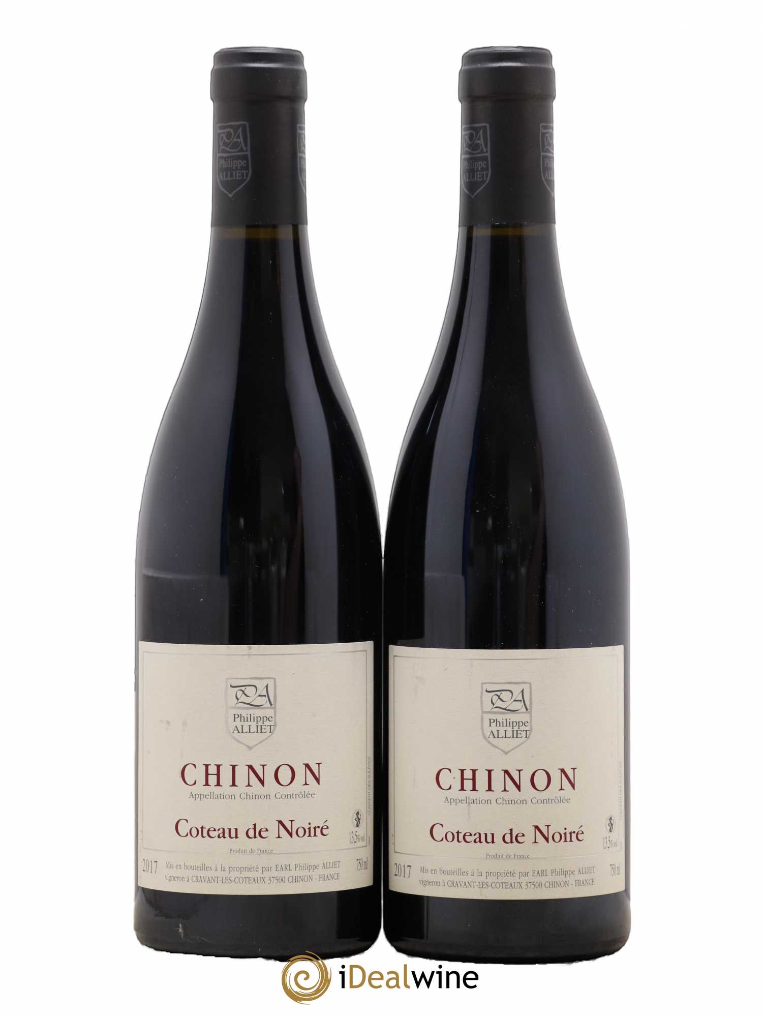 Chinon Coteau de Noiré Philippe Alliet 2017 - Lot de 2 bouteilles - 0