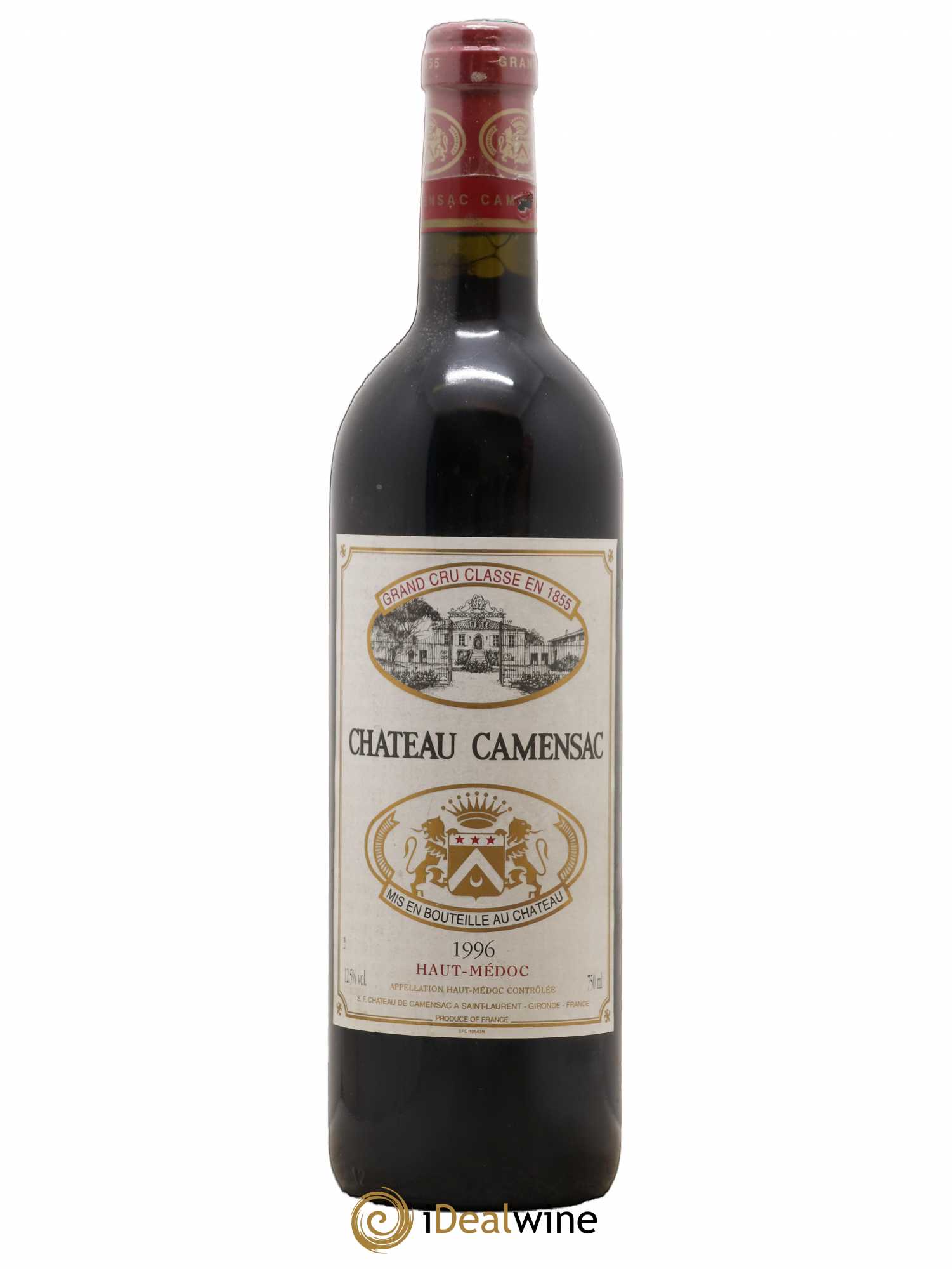 Château Camensac 5ème Grand Cru Classé 1996 - Lot de 1 bouteille - 0