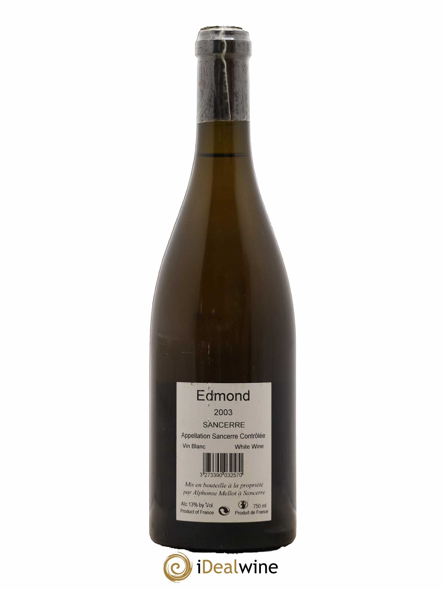 Sancerre Cuvée Edmond Alphonse Mellot 2003 - Lot de 1 bouteille - 1