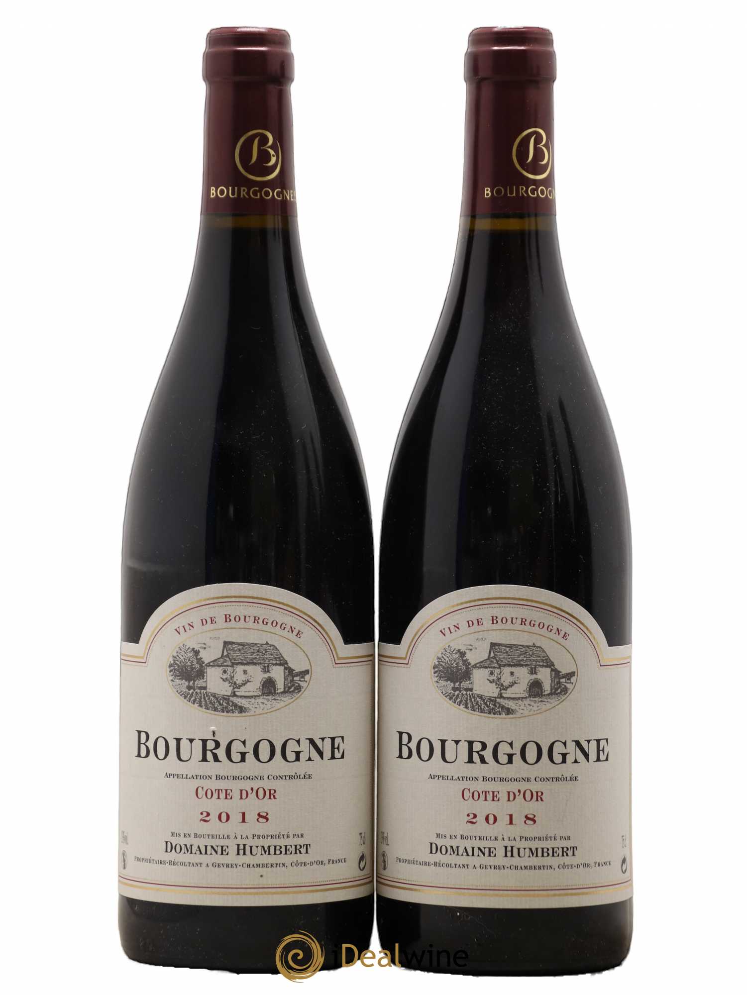 Bourgogne Pinot noir Humbert (Domaine) 2018 - Lot de 2 bouteilles - 0