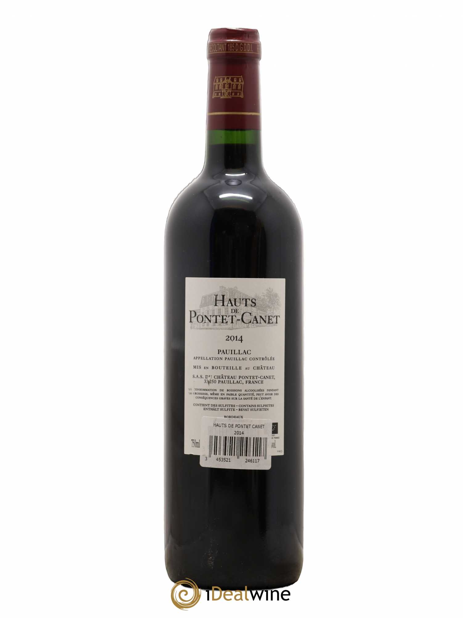 Les Hauts de Pontet-Canet Second Vin 2014 - Lot de 1 bouteille - 1