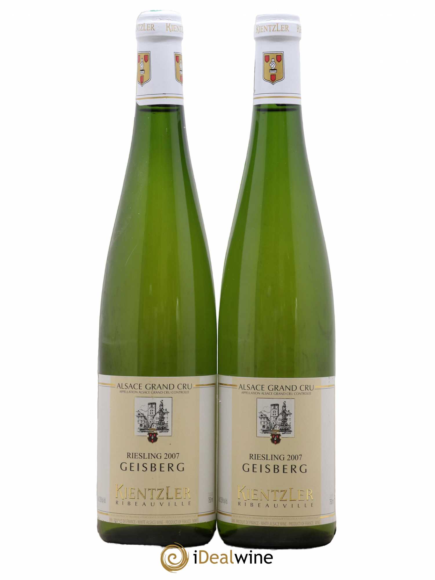 Alsace Riesling Grand Cru Geisberg Kientzler 2007 - Lot de 2 bouteilles - 0