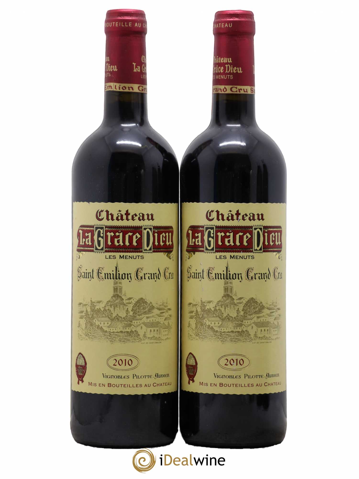 Château la Grâce Dieu les Menuts 2010 - Lot de 2 bouteilles - 0