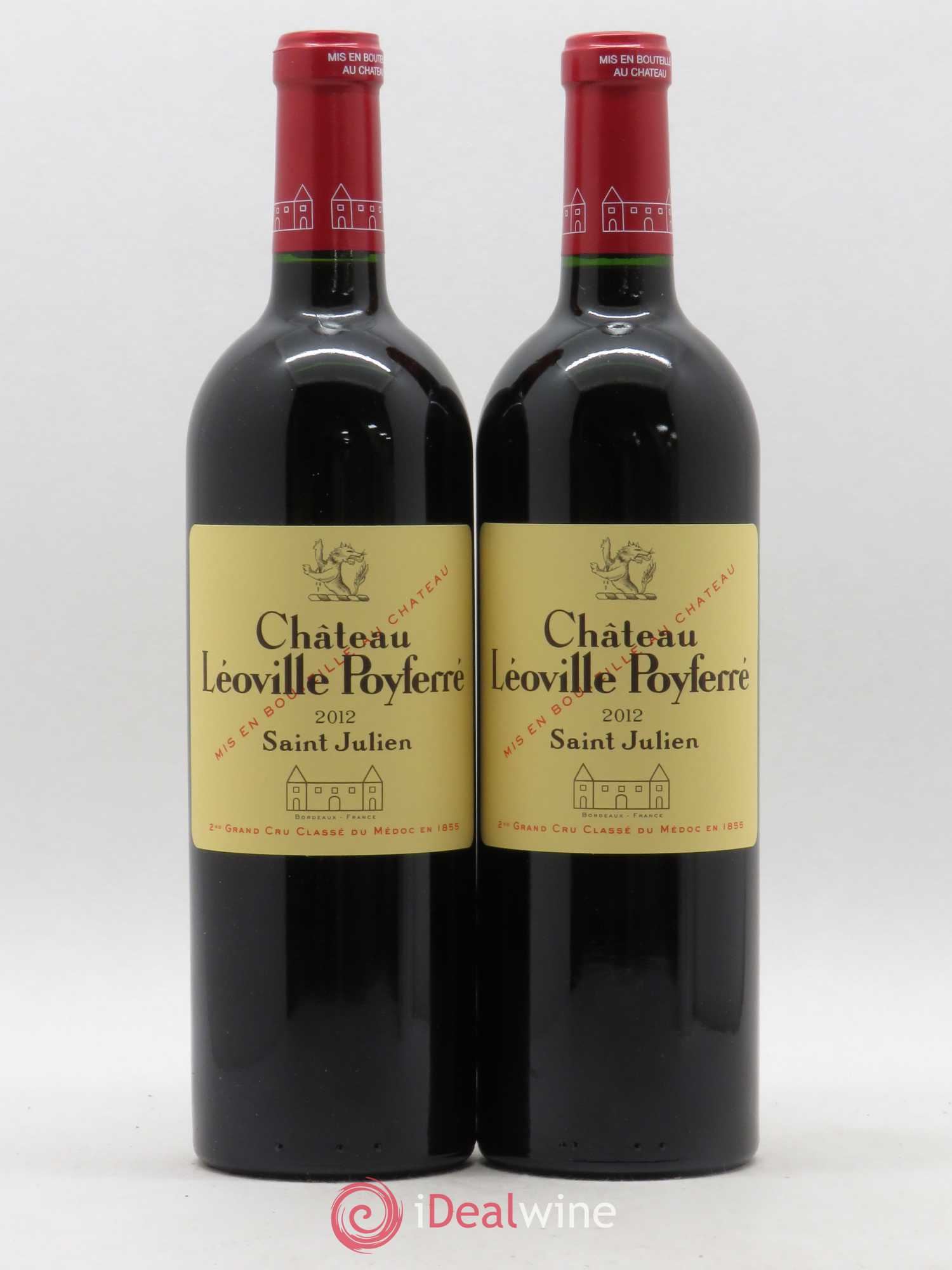 Château Léoville Poyferré 2ème Grand Cru Classé 2012 - Lot de 2 bouteilles - 0