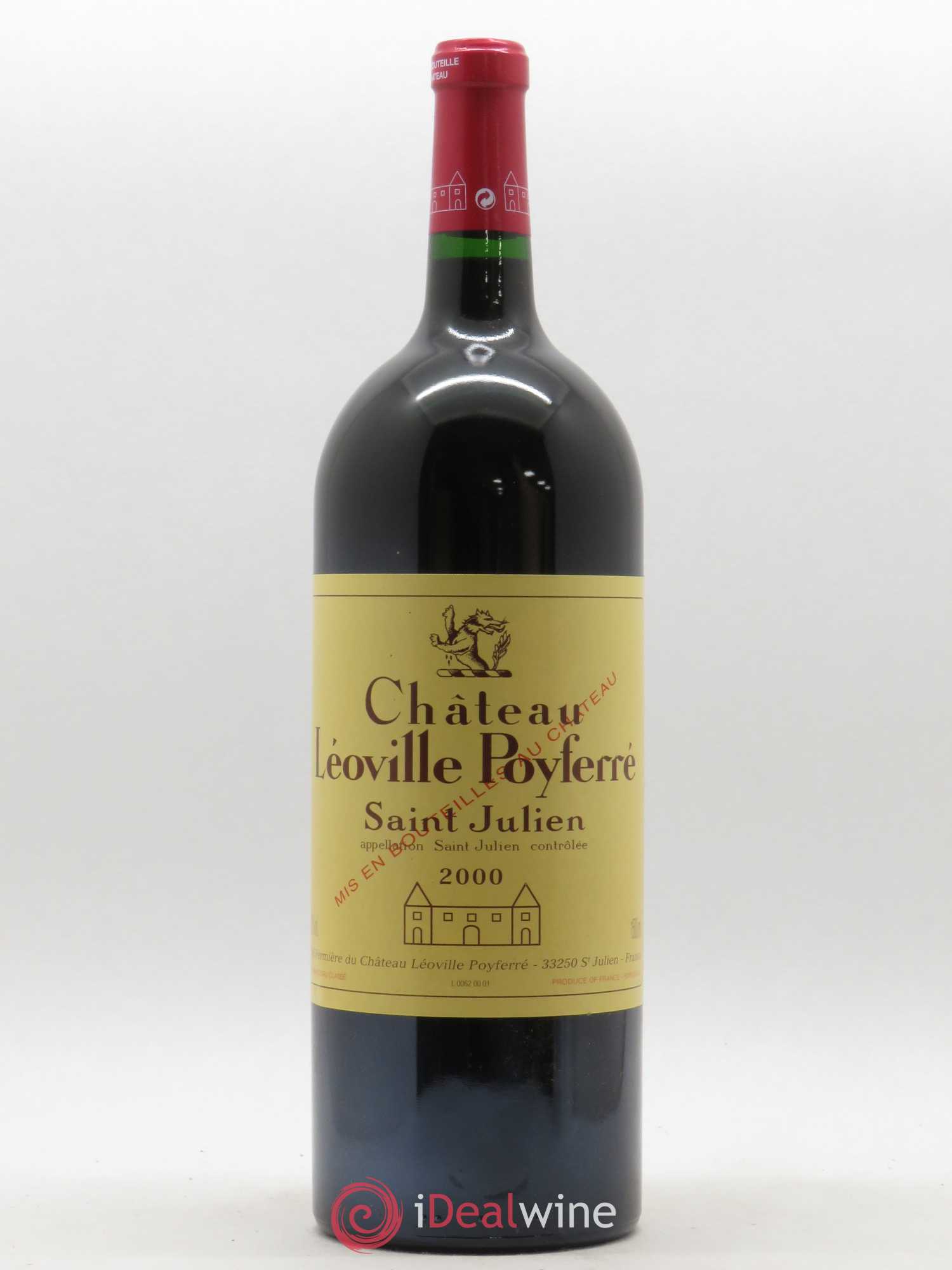 Château Léoville Poyferré 2ème Grand Cru Classé 2000 - Lot de 1 magnum - 0