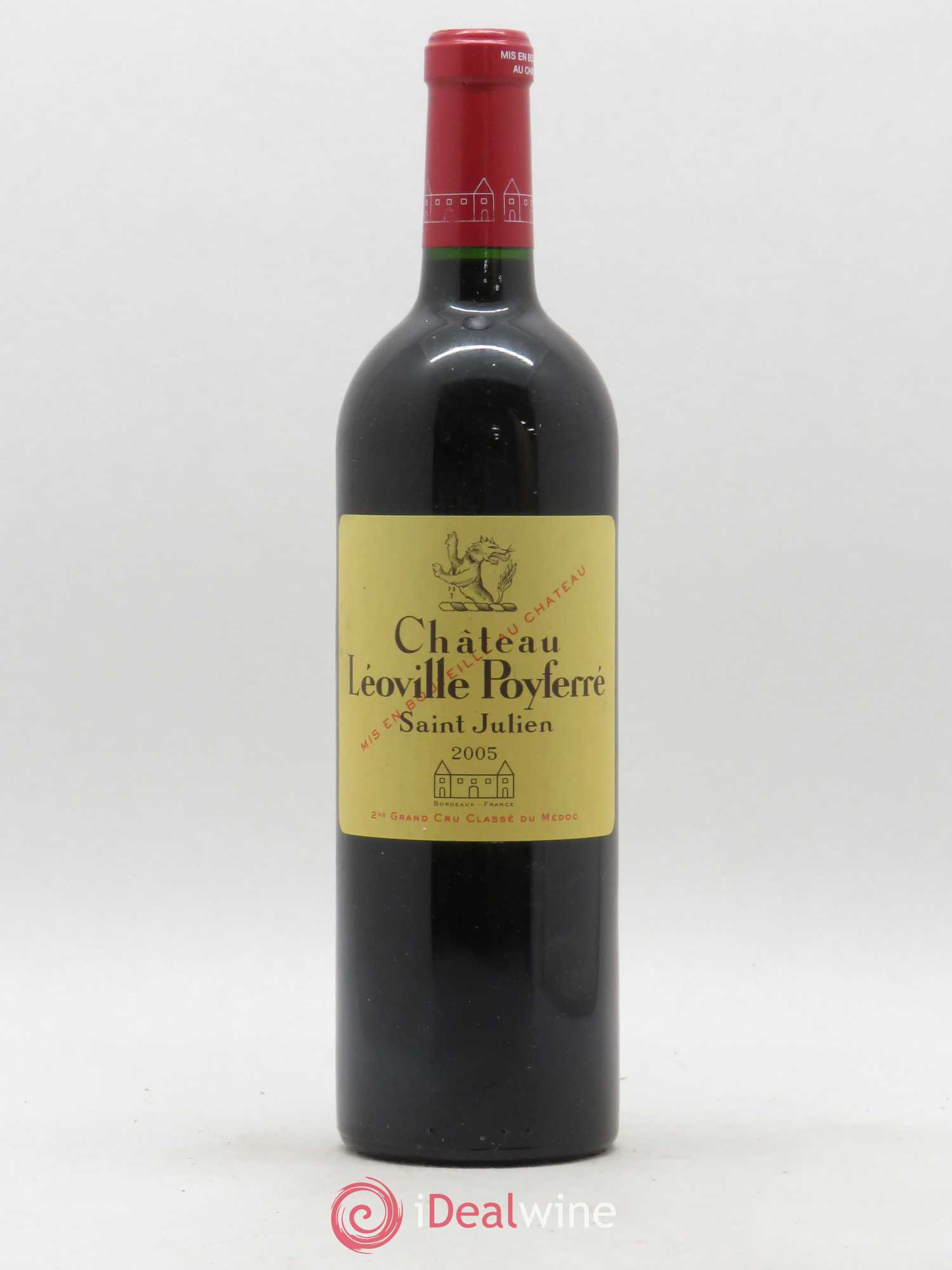 Château Léoville Poyferré 2ème Grand Cru Classé 2005 - Lot de 1 bouteille - 0
