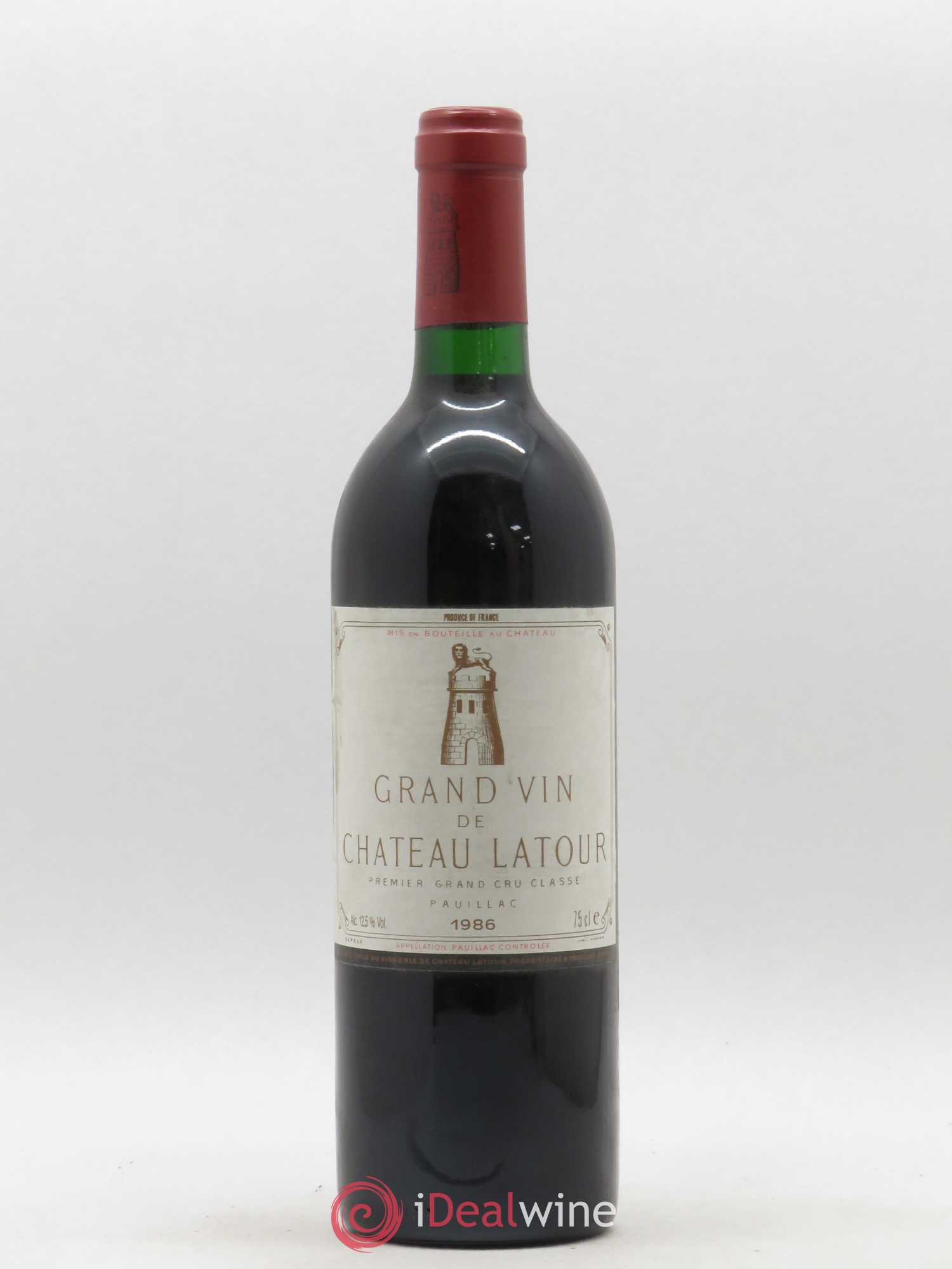 Château Latour 1er Grand Cru Classé 1986 - Lot de 1 bouteille - 0
