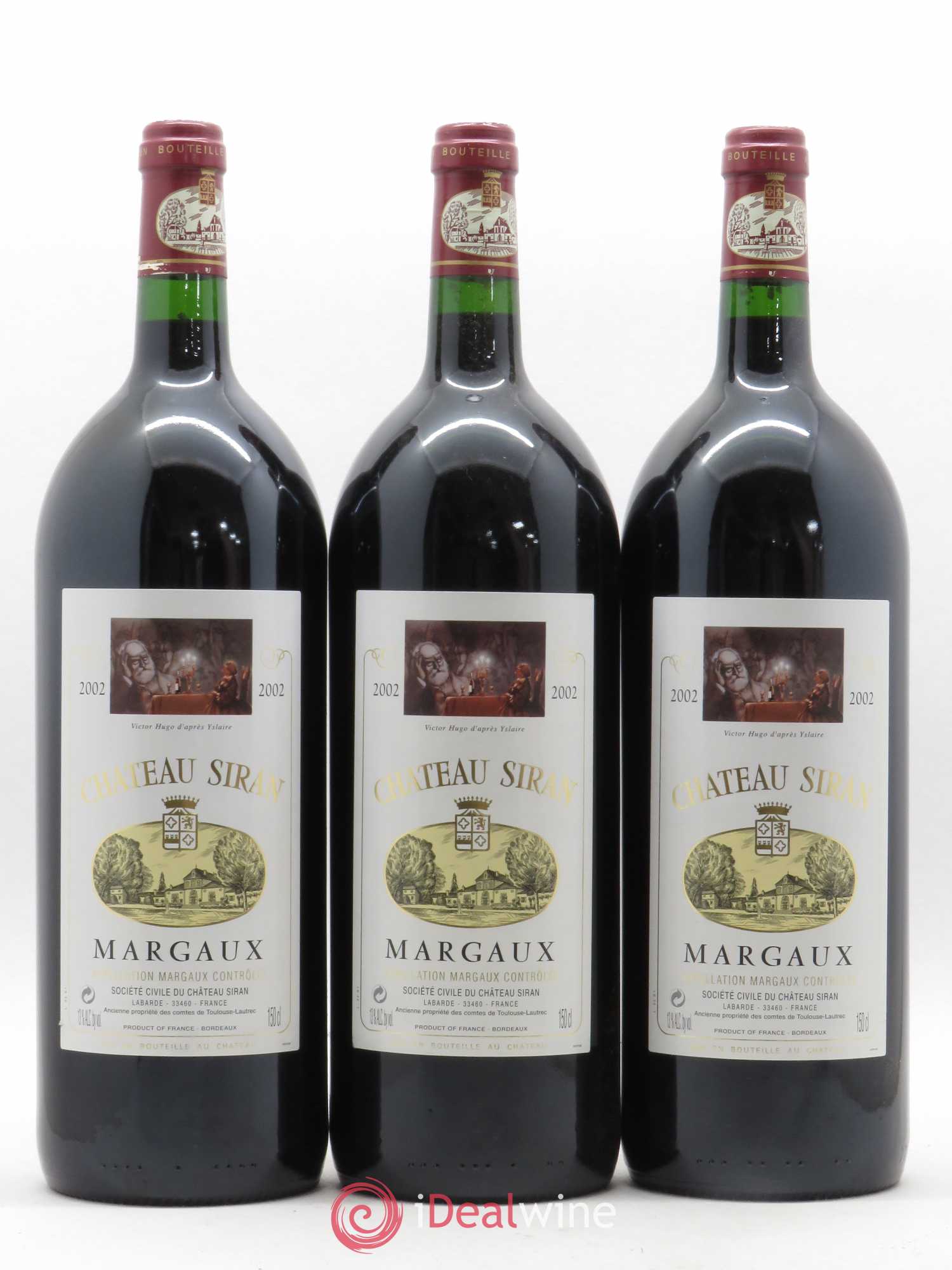 Château Siran 2002 - Lot de 6 magnums - 2