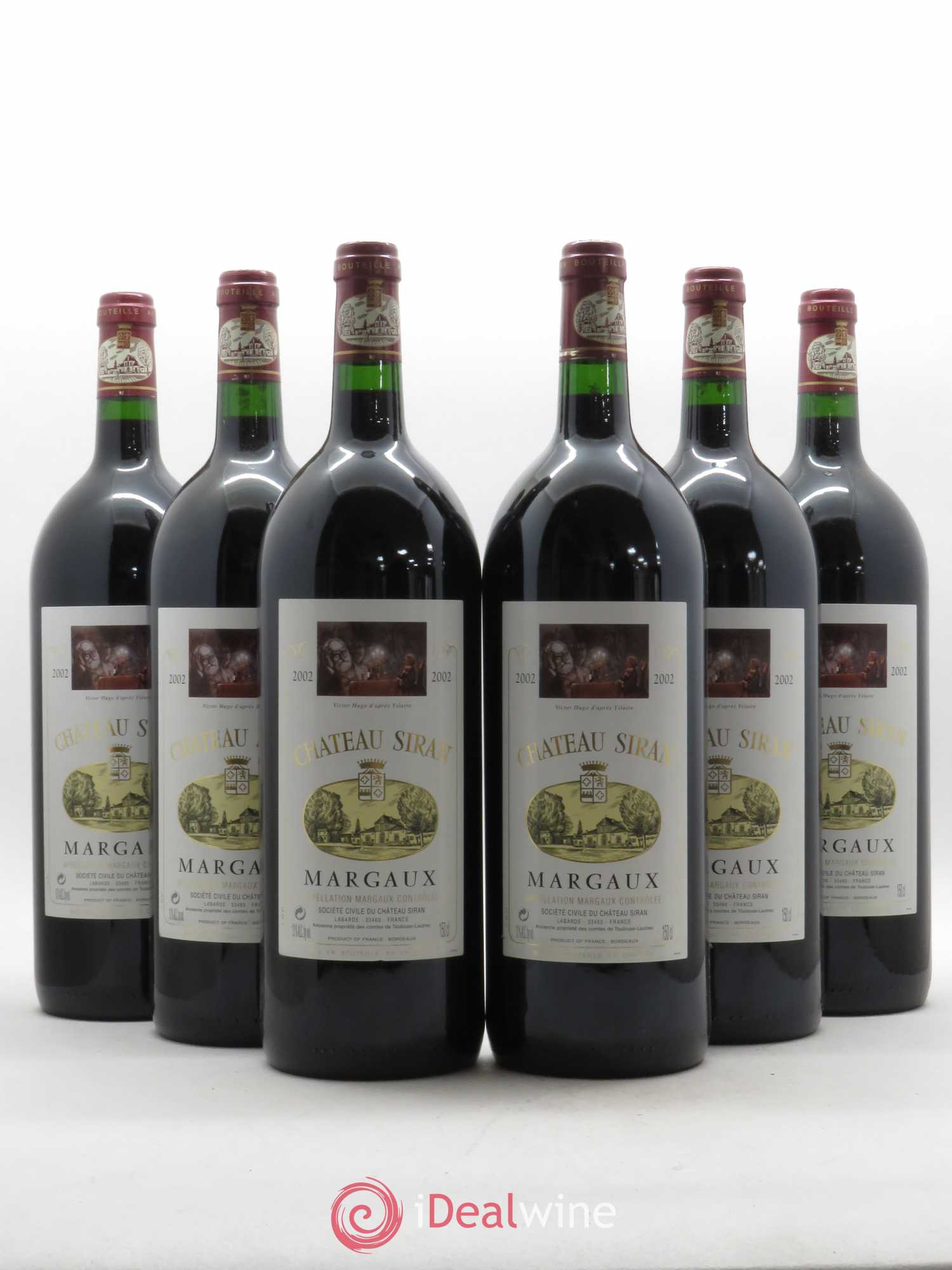 Château Siran 2002 - Lot de 6 magnums - 0