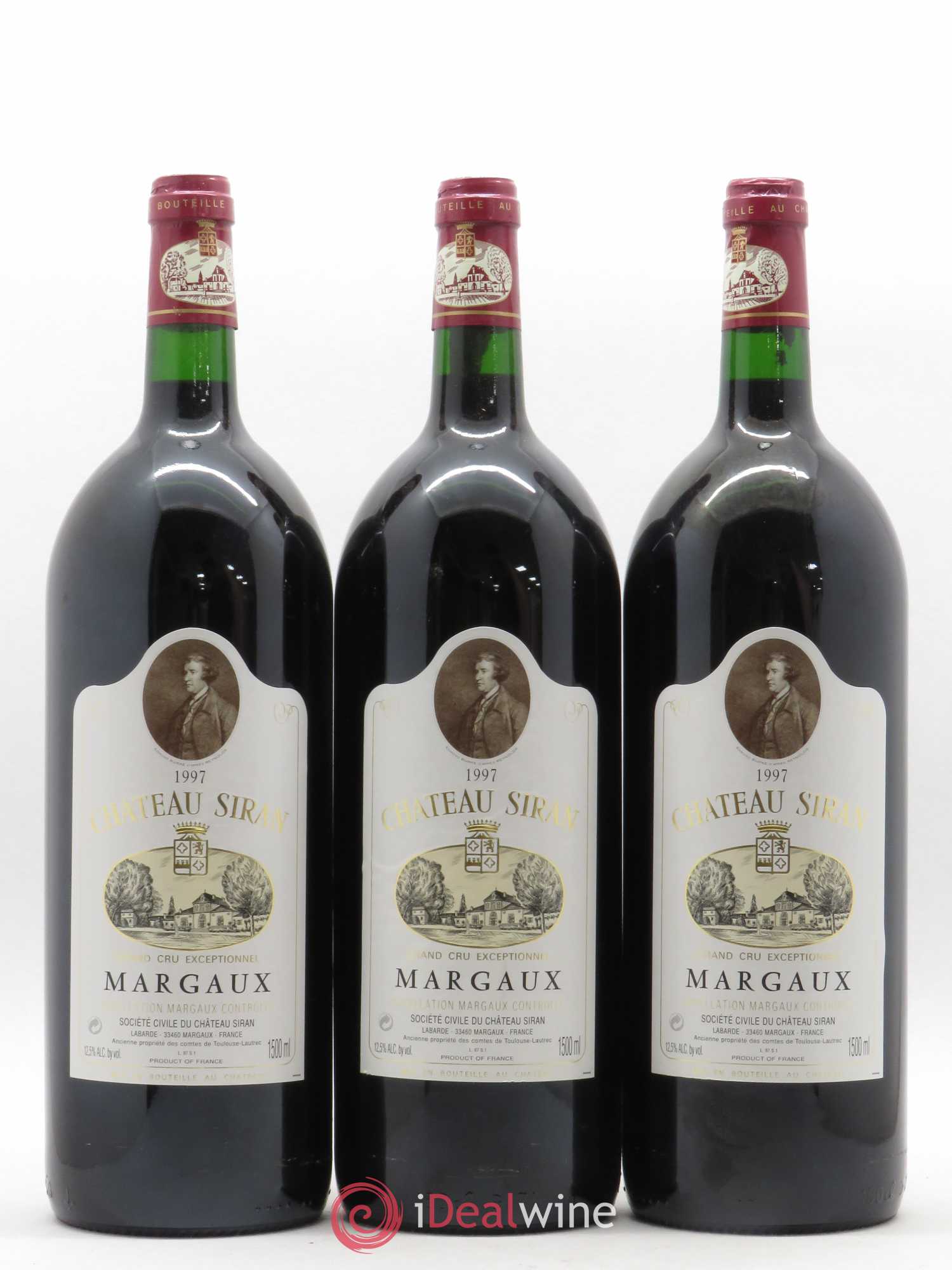 Château Siran 1997 - Lot de 6 magnums - 2