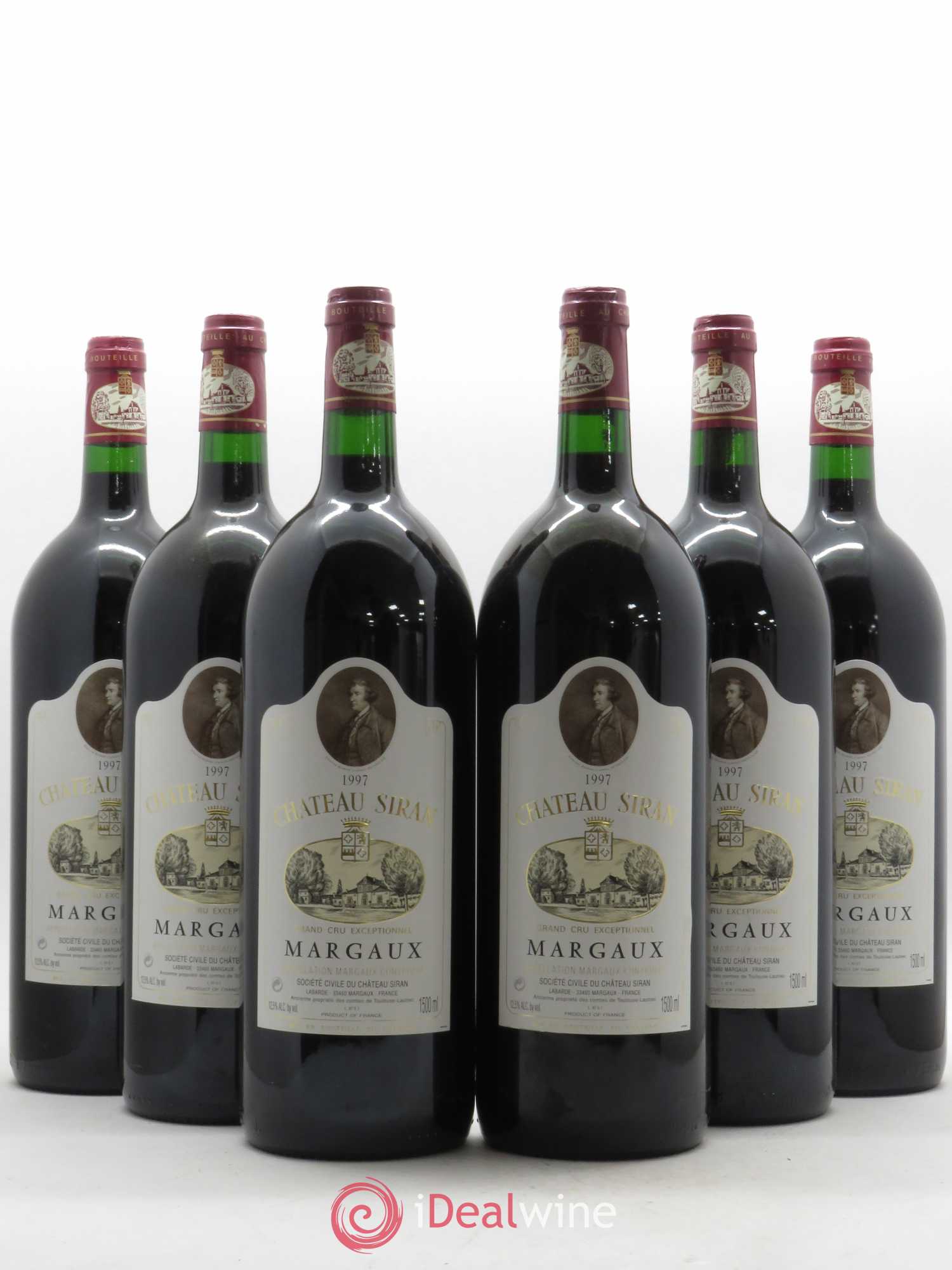 Château Siran 1997 - Lot de 6 magnums - 0