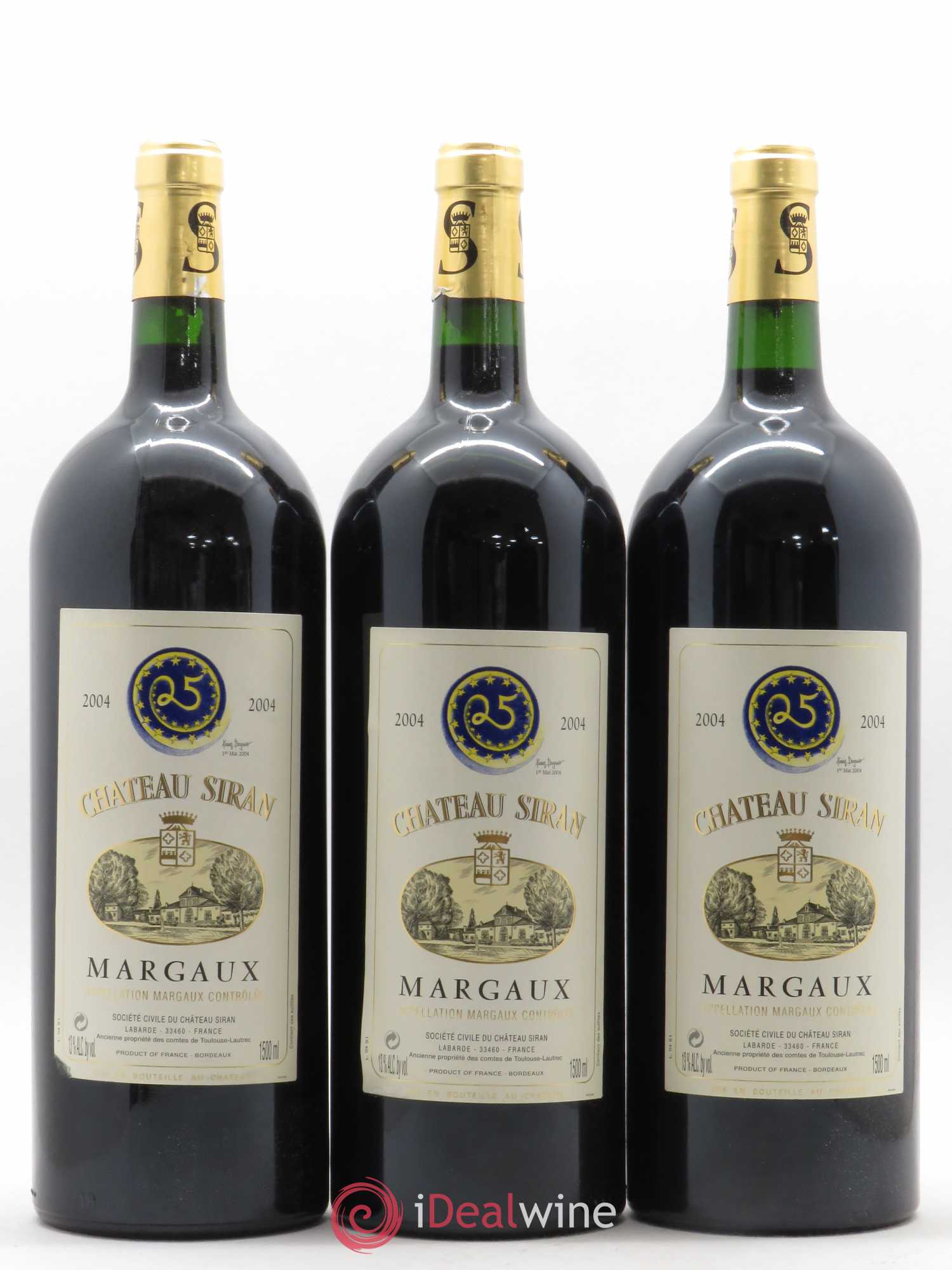 Château Siran 2004 - Lot de 6 magnums - 2
