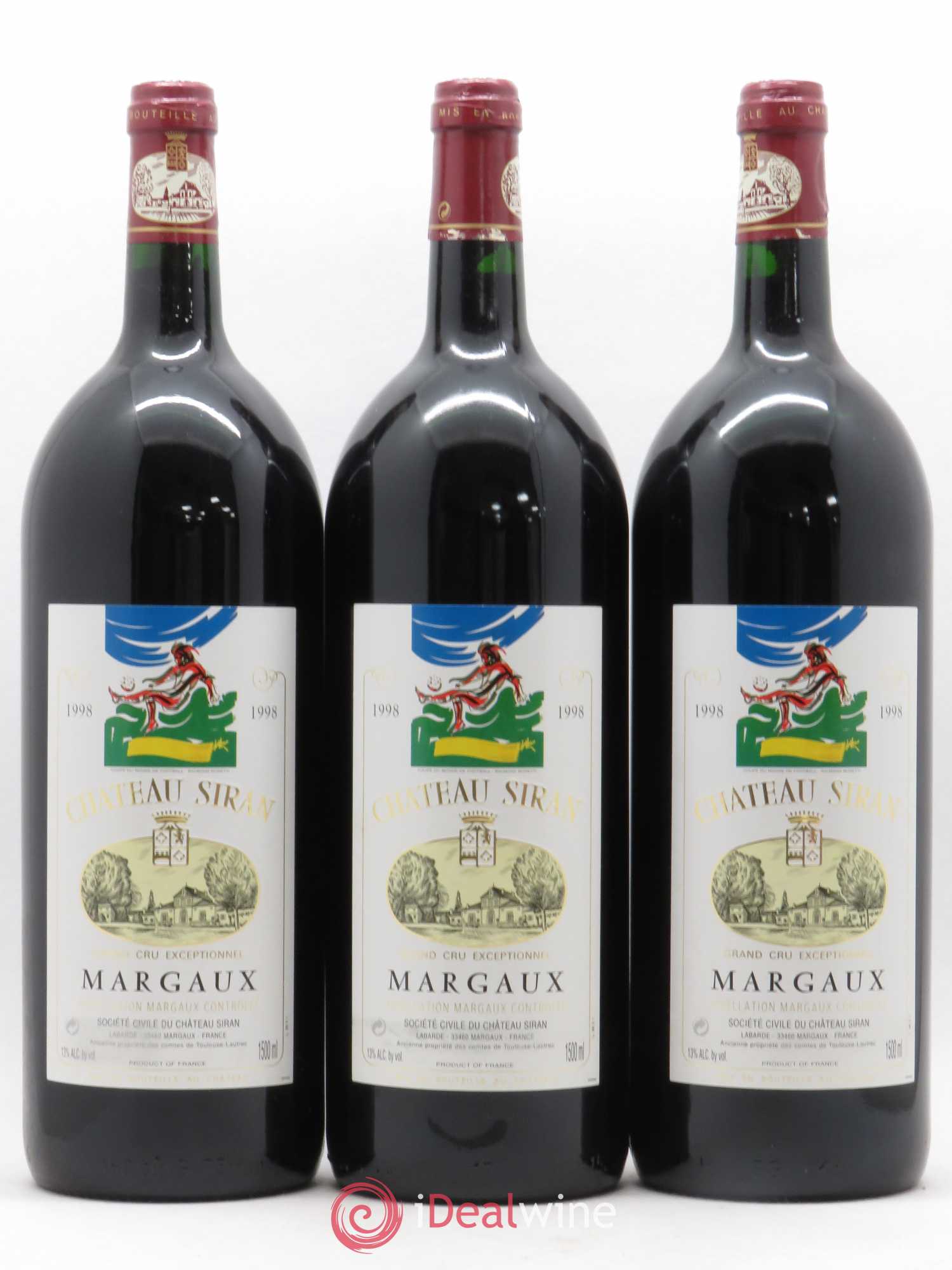 Château Siran 1998 - Lot de 6 magnums - 1