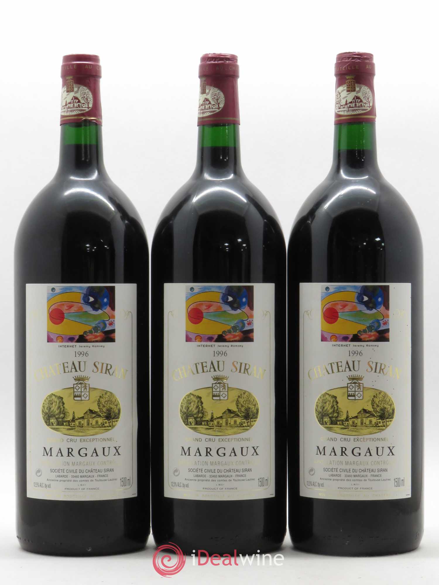 Château Siran 1996 - Lot de 3 magnums - 0
