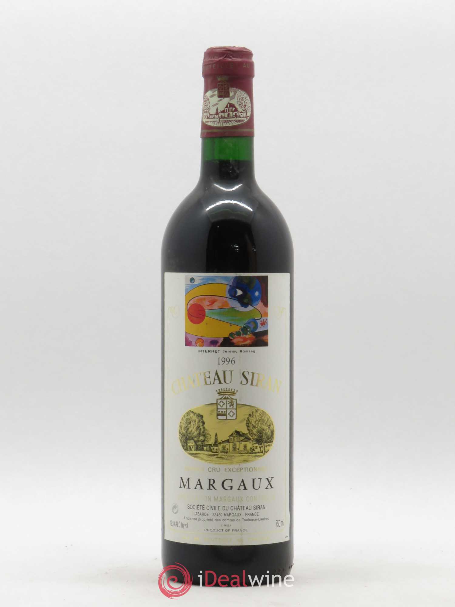 Château Siran 1996 - Lot de 1 bouteille - 0