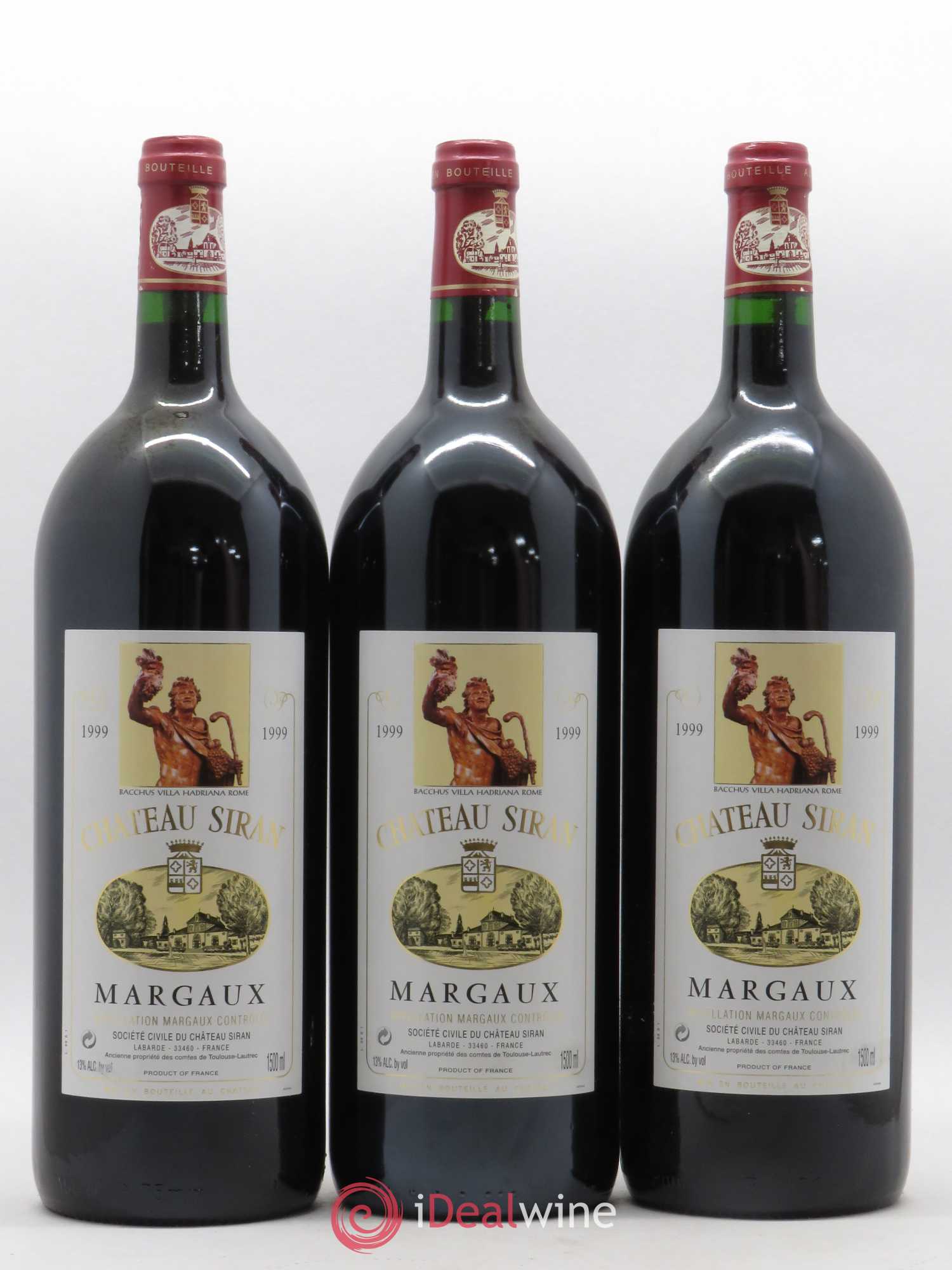 Château Siran 1999 - Lot de 6 magnums - 2