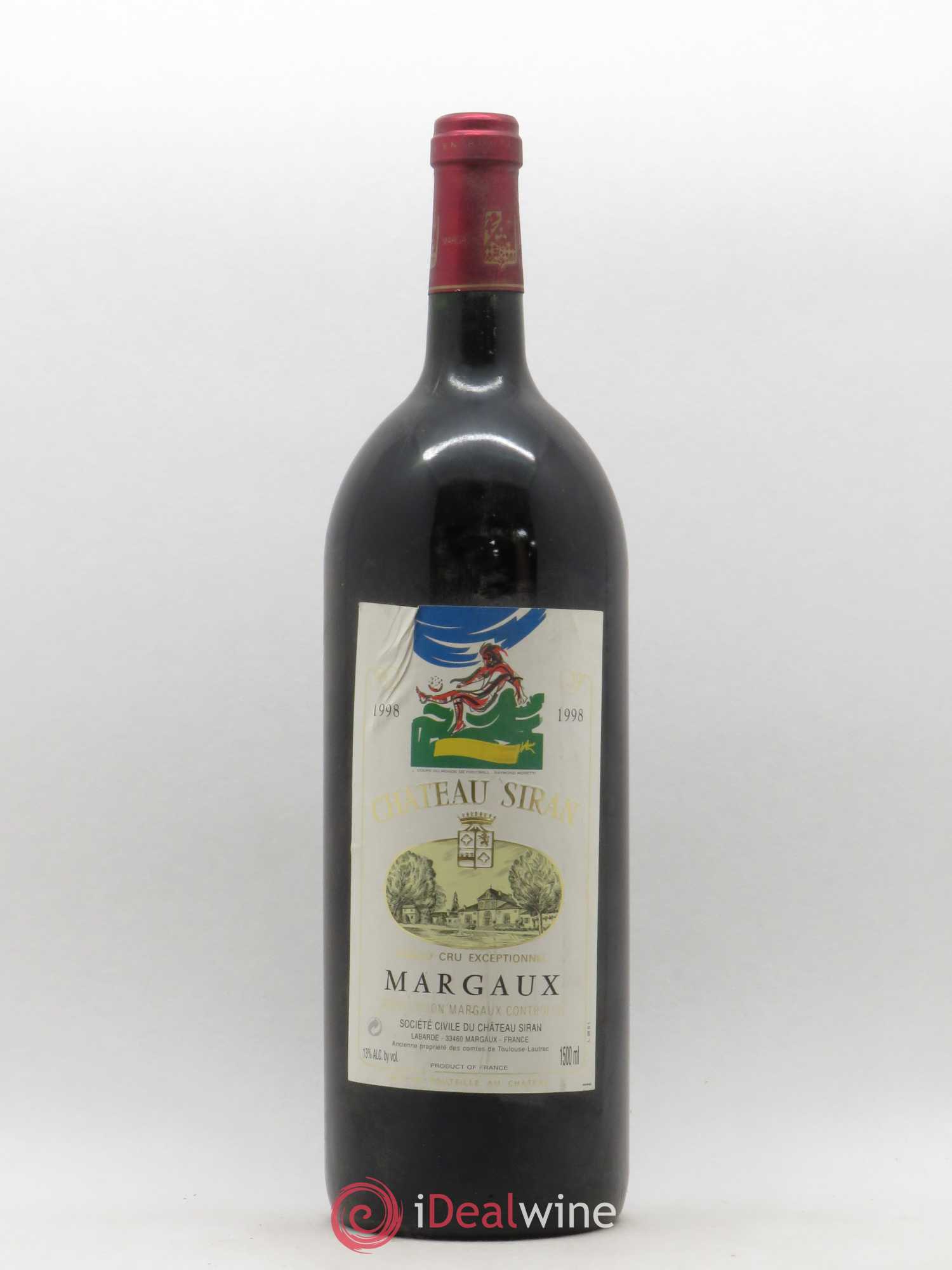 Château Siran 1998 - Lot de 1 magnum - 0