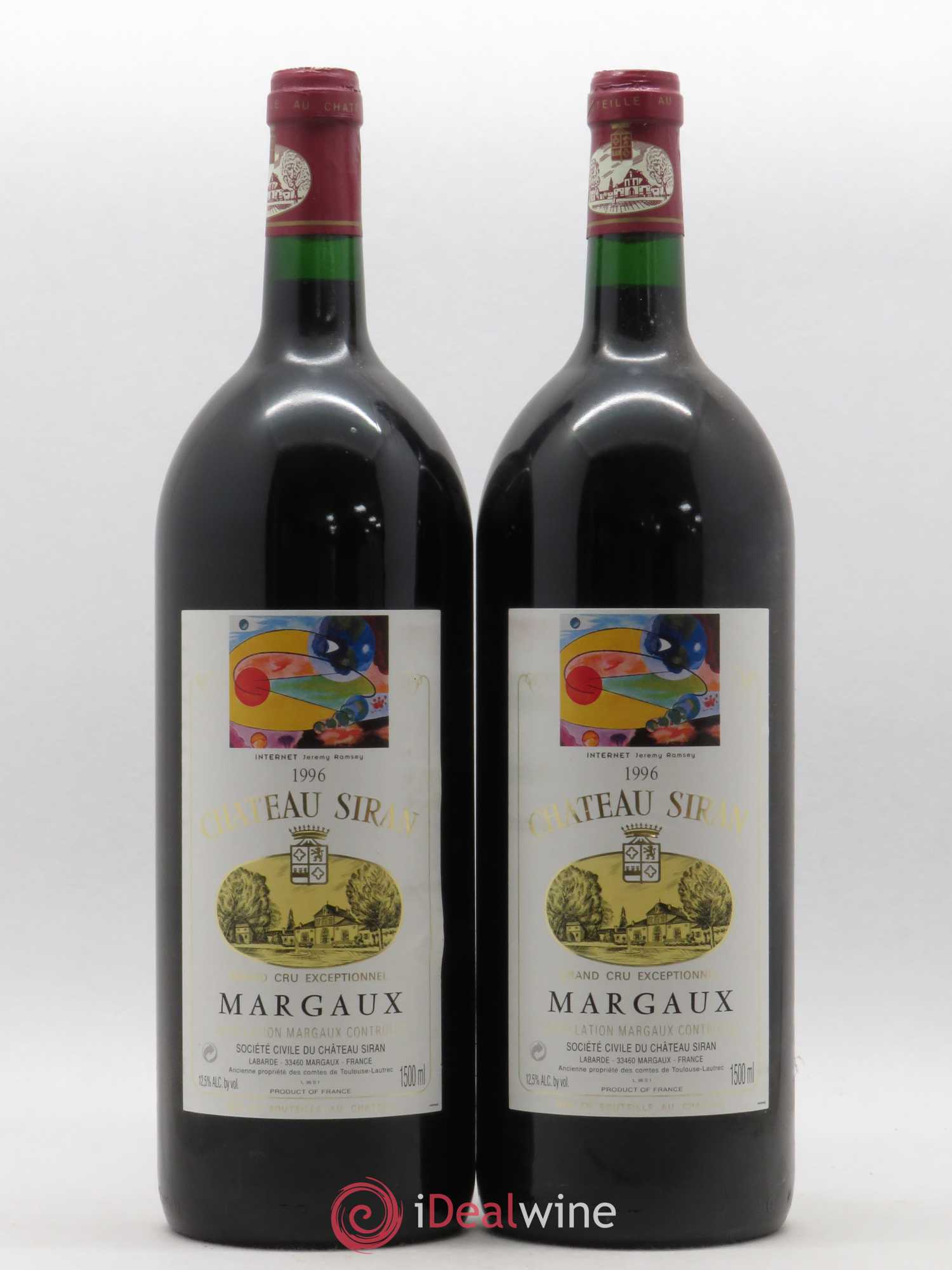 Château Siran 1996 - Lot de 2 magnums - 0