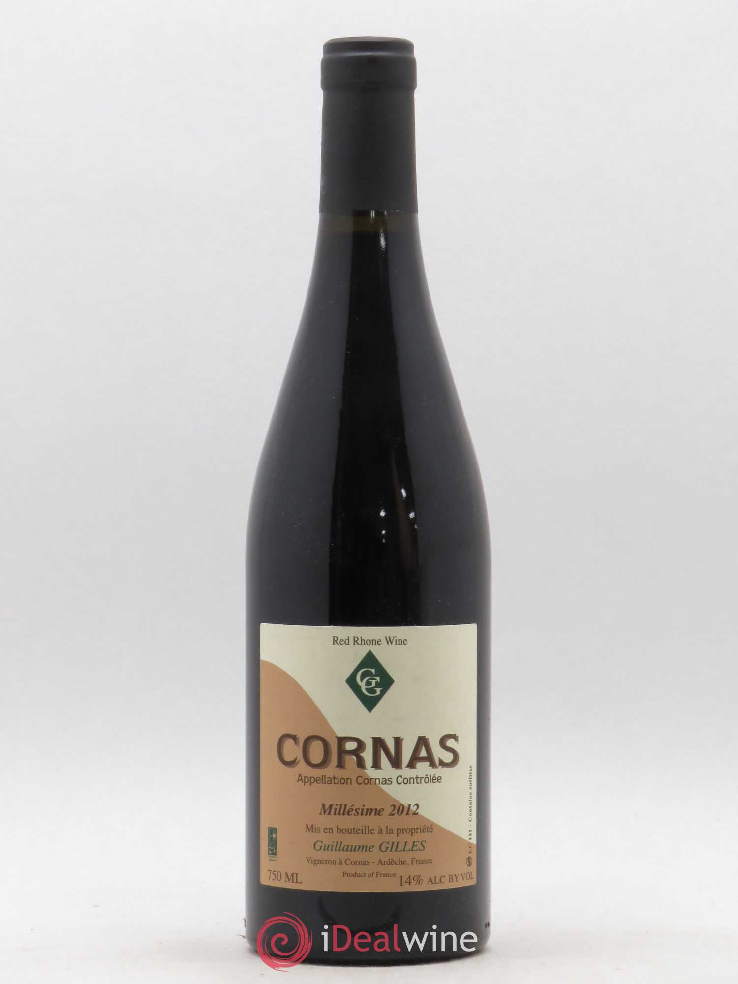 Cornas Chaillots Guillaume Gilles (Domaine) 2012 - Lot de 1 bouteille - 0