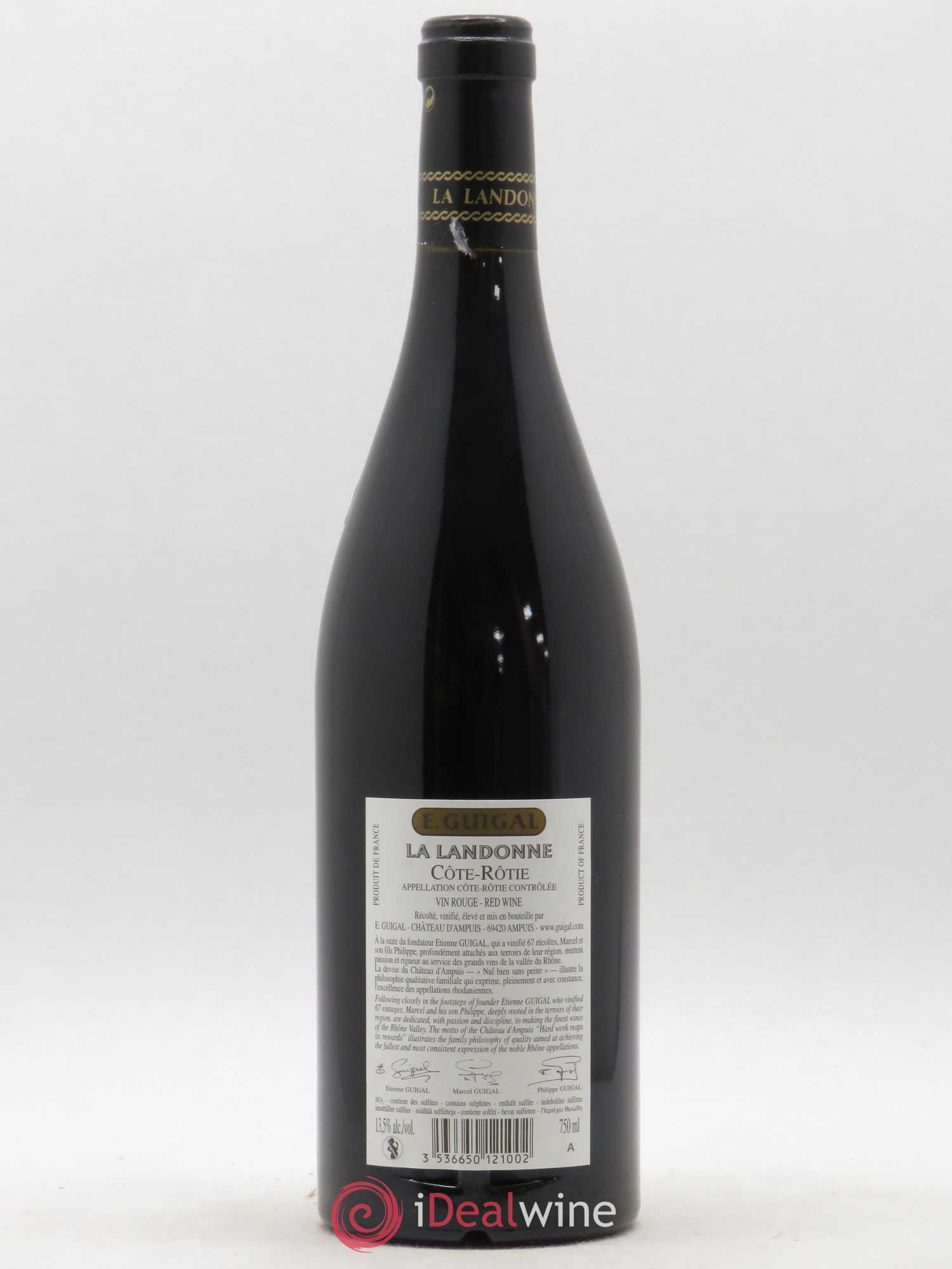 Côte-Rôtie La Landonne Guigal 2012 - Lot de 1 bouteille - 1