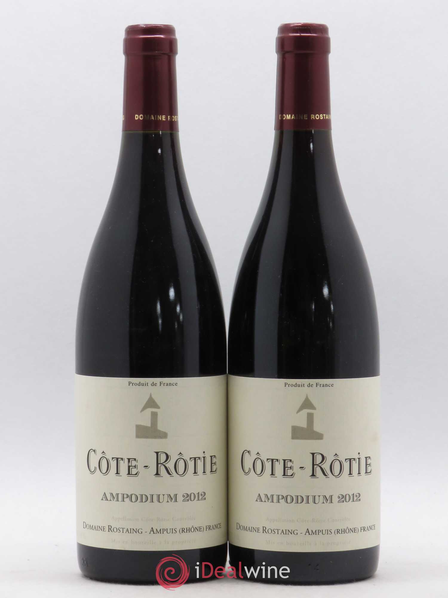 Côte-Rôtie Ampodium René Rostaing 2012 - Lot of 2 bottles - 0