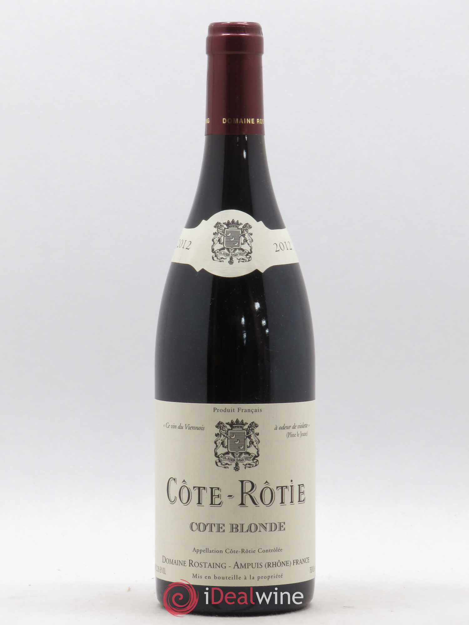 Côte-Rôtie Côte Blonde René Rostaing 2012 - Lot of 1 bottle - 0