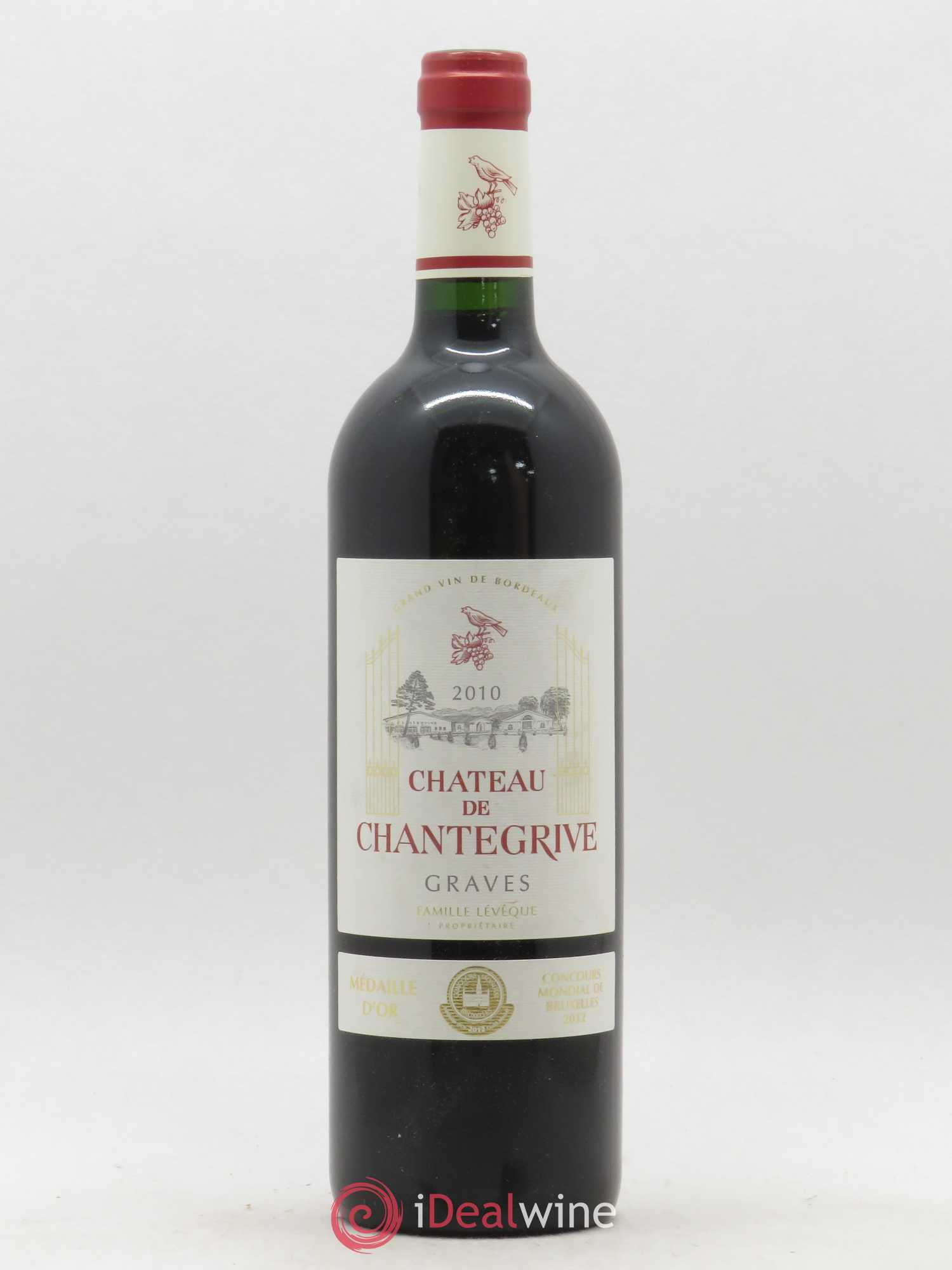 Château de Chantegrive 2010 - Lot de 1 bouteille - 0