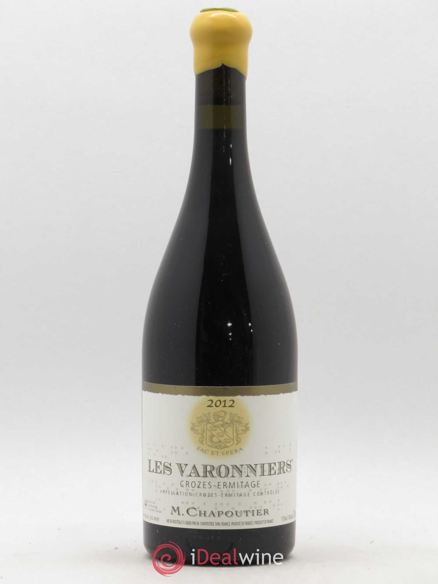 Crozes-Hermitage Les Varonniers Chapoutier 2012 - Lot de 1 bouteille - 0