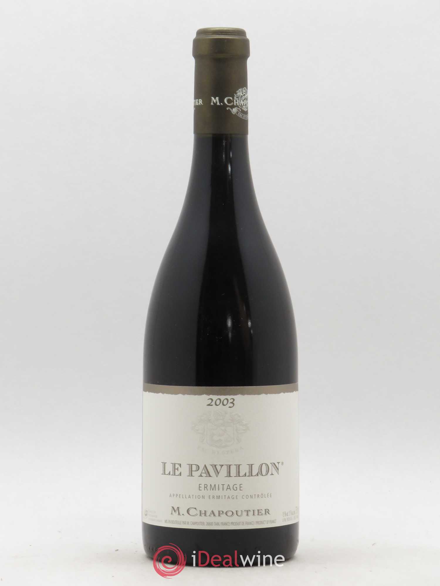 Hermitage Ermitage Le Pavillon Chapoutier 2003 - Lot de 1 bouteille - 0