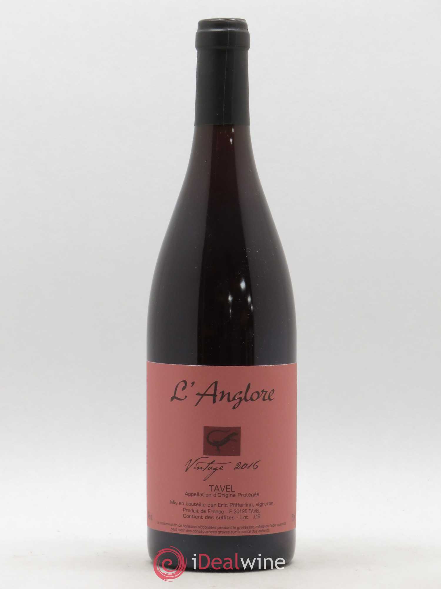 Tavel Vintage L'Anglore 2016 - Lot de 1 bouteille - 0