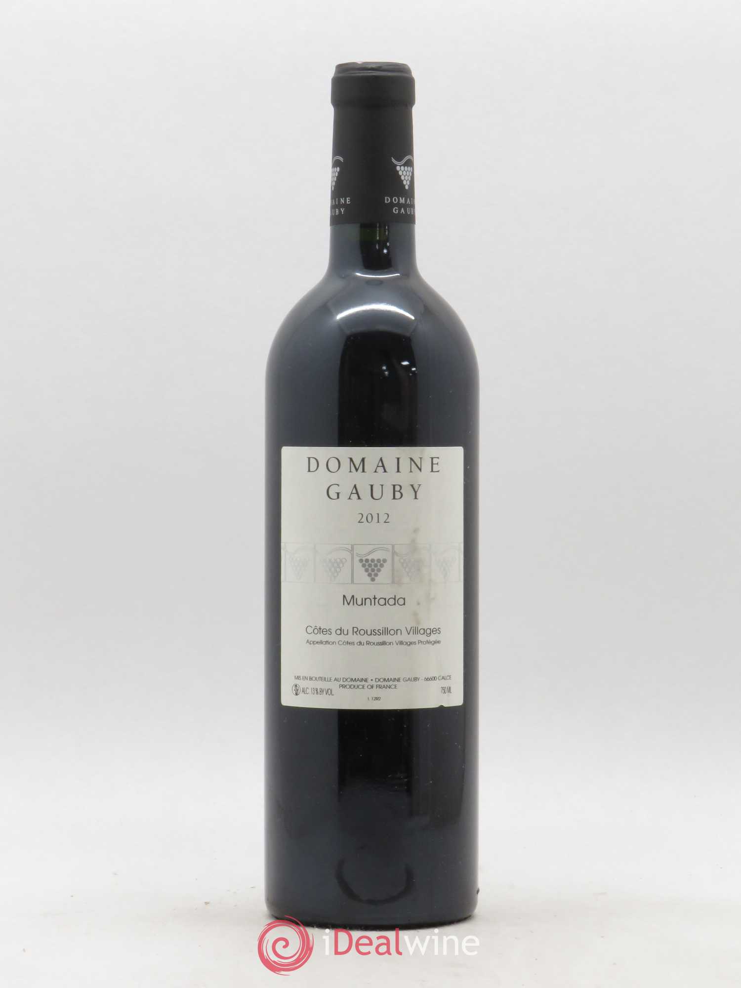 Côtes Catalanes (anciennement Côtes du Roussillon Villages) La Muntada Gauby (Domaine) 2012 - Lot de 1 bouteille - 0